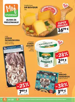 Katalog Studenac - Pregled kataloga iz trgovine Studenac, vrijedi od 05.11.2025 | Stranica: 4 | Proizvodi: Vindija, Sir, Jogurt, Ledo