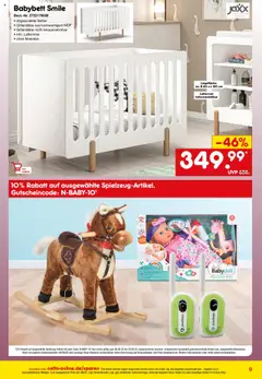 Netto Marken-Discount Online-Sonderangebote Lieblingsartikel – gültig ab 01.09.2025 | Seite: 9 | Produkte: Matratze, Lattenrost, Babybett