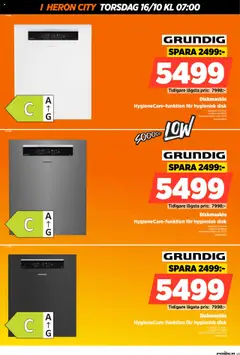 Power - erbjudanden - Förhandsvisning av reklamblad från butik Power aktuell från 16.10.2025 | Sida: 65 | Produkter: Diskmaskin, Galler, Kuvert