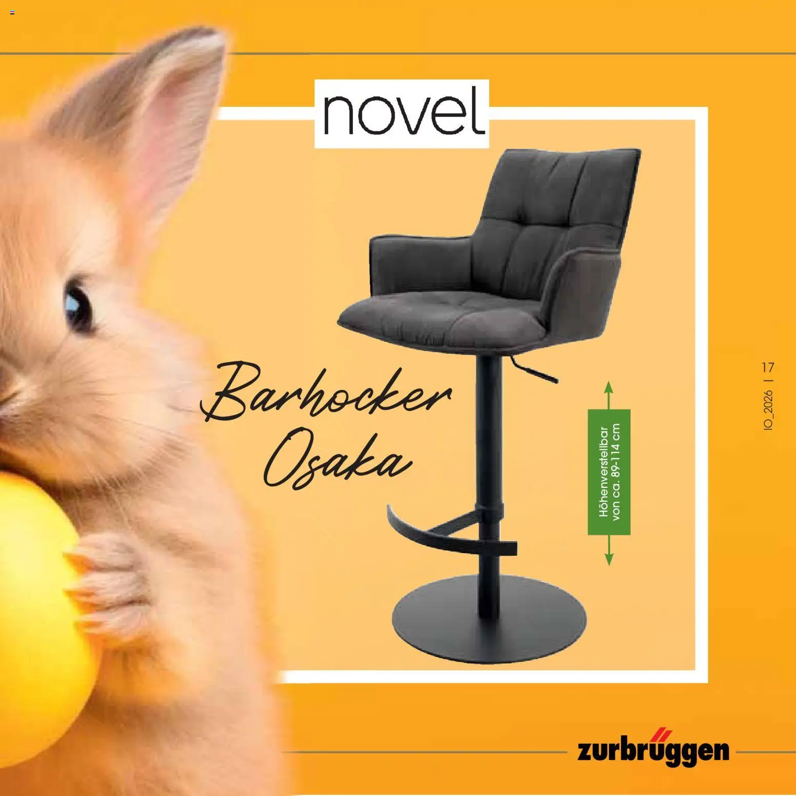 Zurbrüggen Oster-Journal – gültig ab 23.03.2026 | Seite: 17 | Produkte: Barhocker