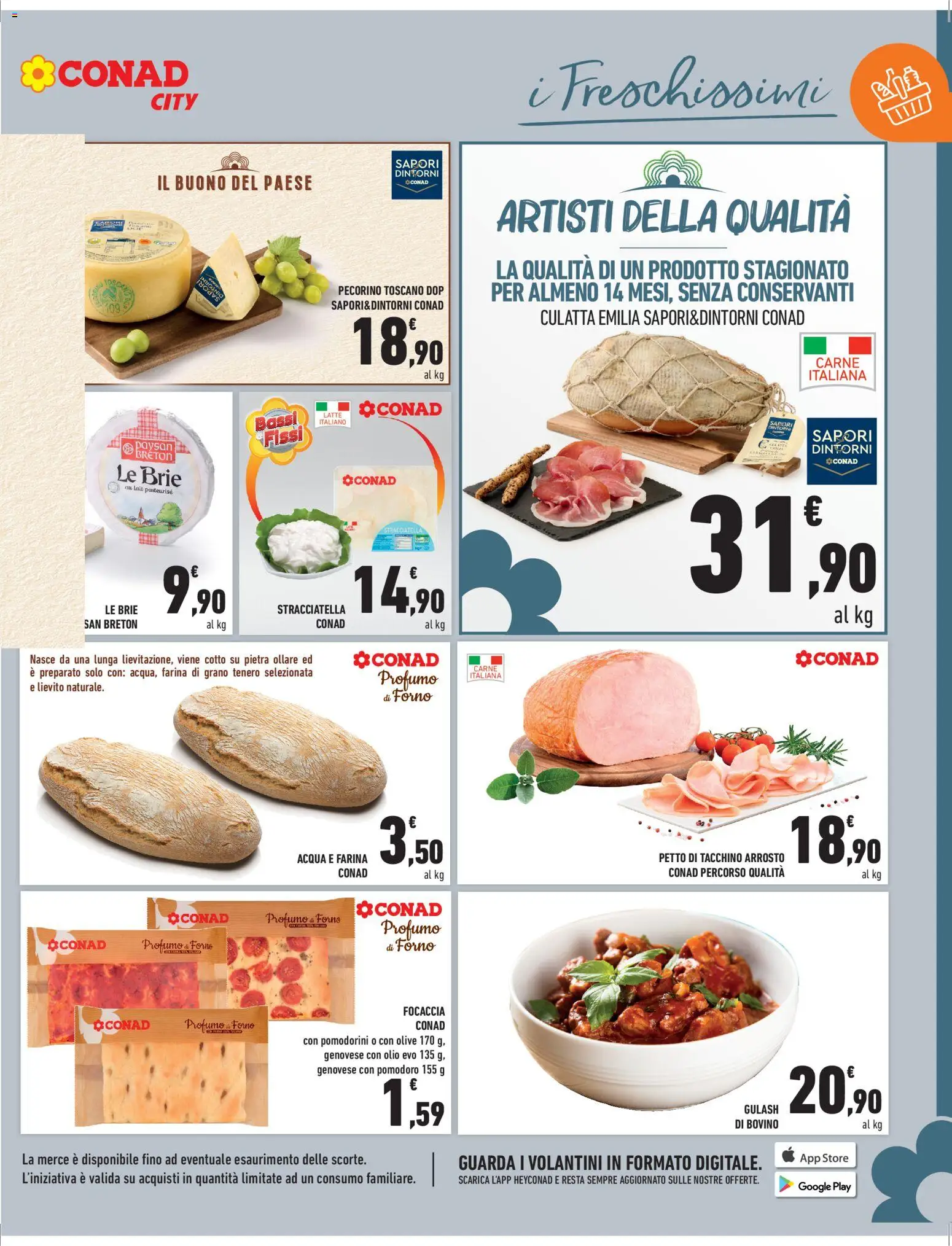 Volantino Conad del 13.02.2026 | Pagina: 9 | Prodotti: Bovino, Pomodoro, Latte, Olio