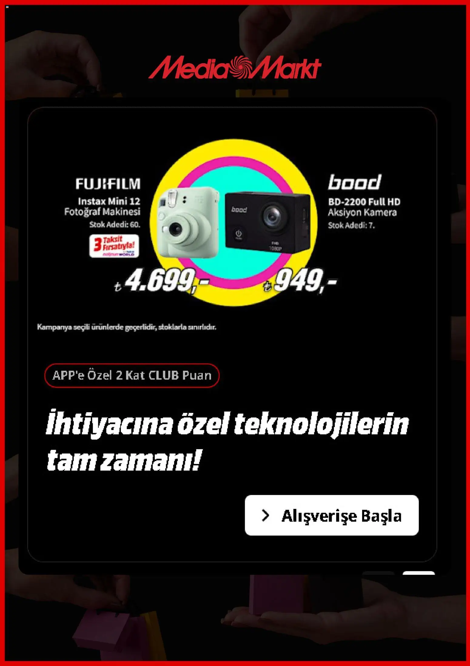 Media Markt Black Friday - 04.11.2025 tarihinden itibaren geçerlidir | Sayfa: 4 | Ürünler: Kamera