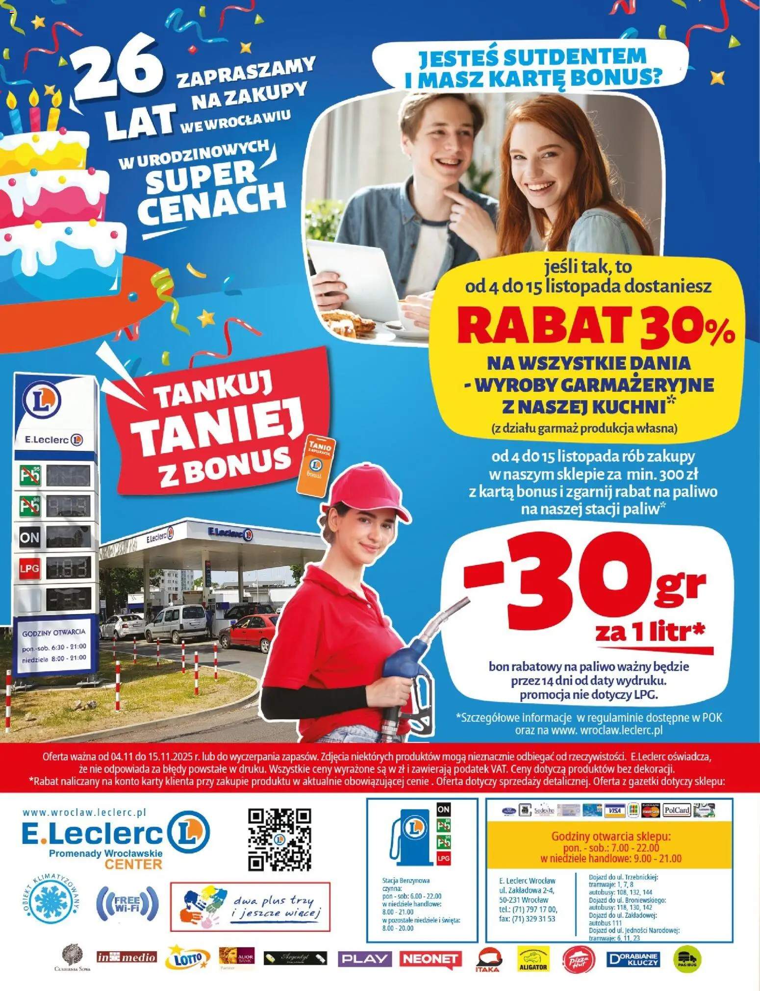 E.Leclerc Gazetka - Wrocław od 04.11.2025 | Strona: 32 | Produkty: Karta, Pizza