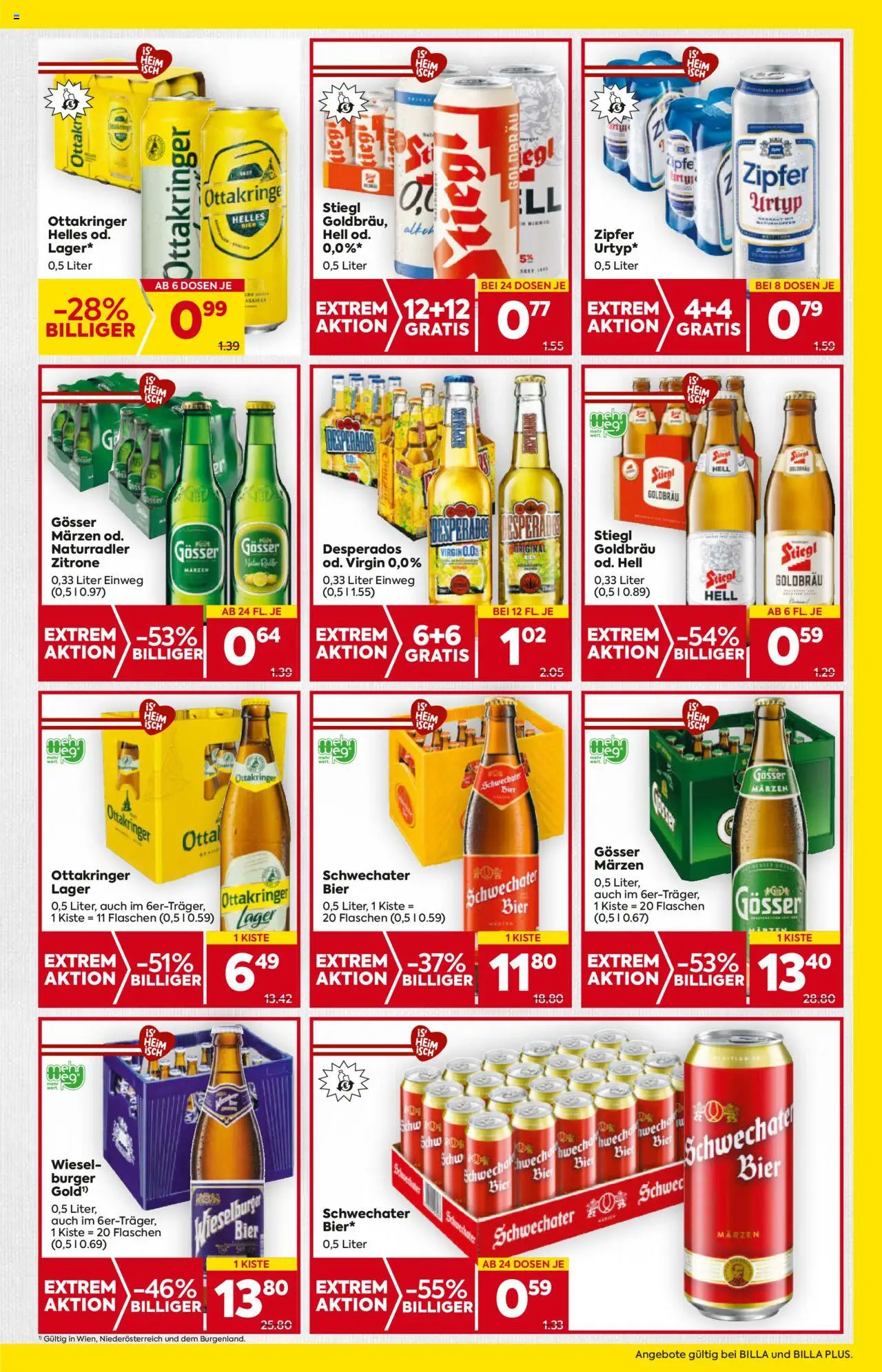 Billa Flugblatt - Burgenland gültig ab 09.10.2025 | Seite: 17 | Produkte: Zitrone, Bier