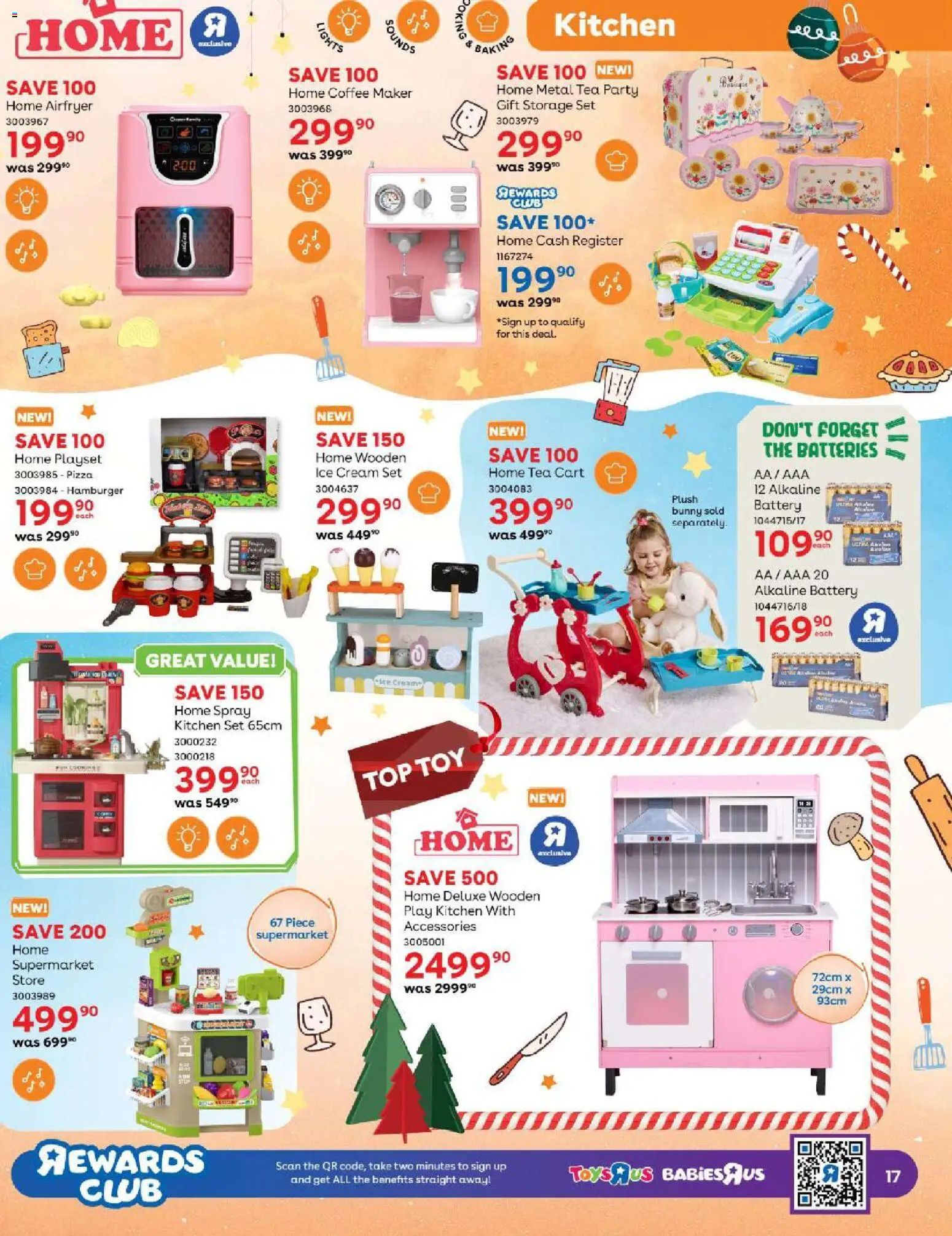 New Toys R Us catalogue – valid from 23.10.2025 | Page: 17 | Products: Playset, Coffee maker, Coffee, Tea