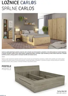 Náhled letáku ASKO nábytek leták - Variabilní program Carlos od 01.01.2026 | Strana: 4 | Produkty: Postele