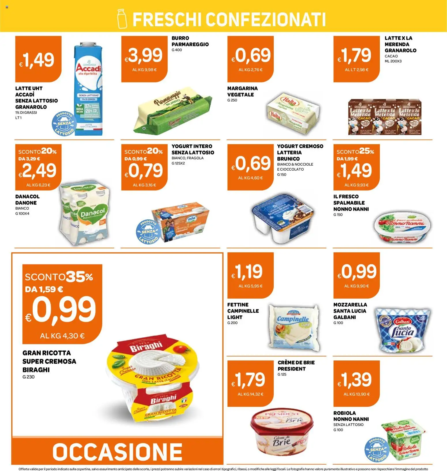 Volantino Ekom del 02.01.2026 | Pagina: 8 | Prodotti: Yogurt, Cioccolato, Ricotta, Robiola