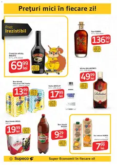 Ofertele Supeco valabile de la 05.02.2026 | Pagină: 12 | Produse: Mici, Suc, Bere, Rom
