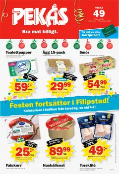 Pekås - erbjudanden - Förhandsvisning av reklamblad från butik Pekås aktuell från 01.12.2025