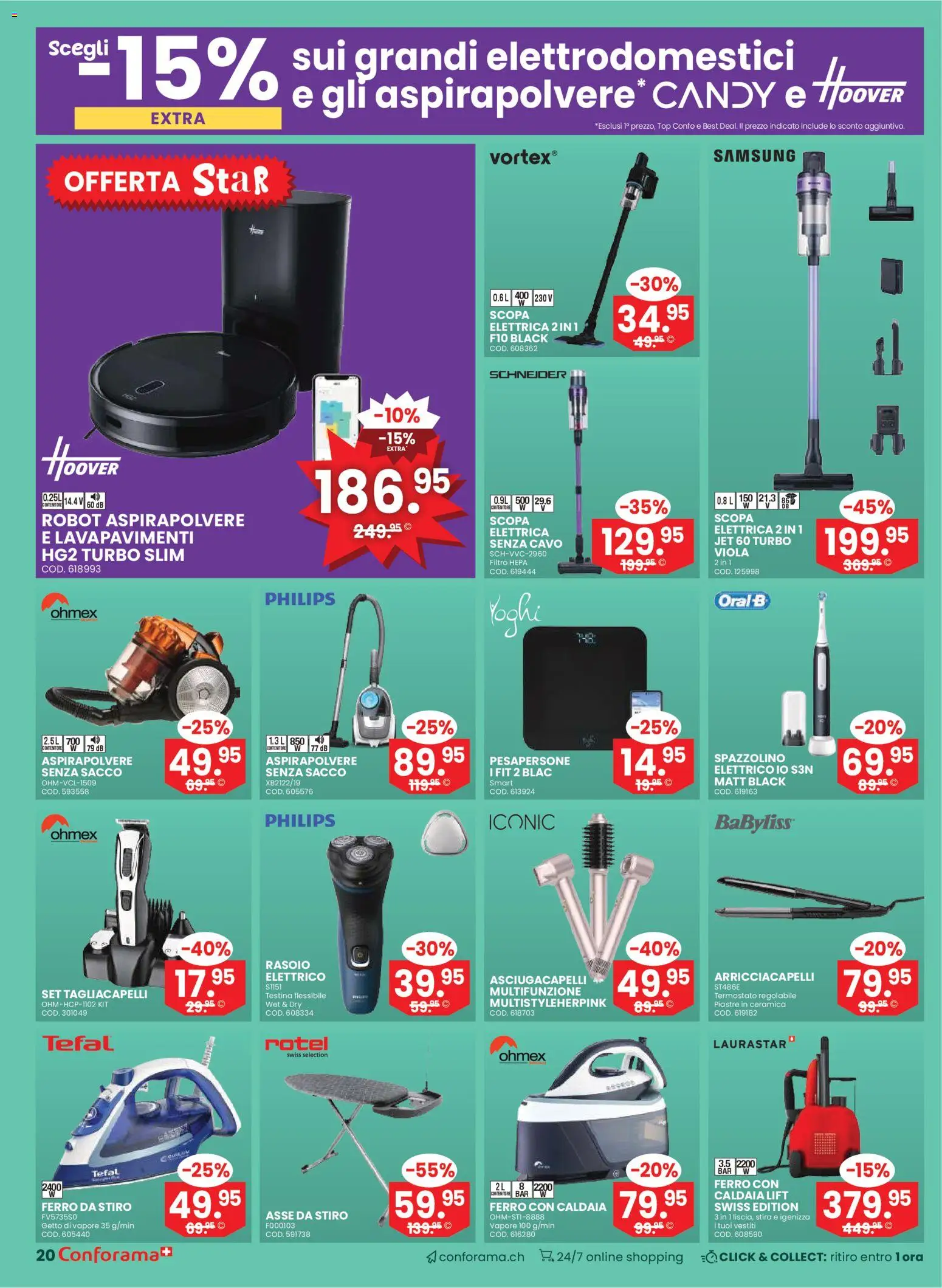 Conforama Aktionen Mobili e Materassi – gültig ab 28.01.2026 | Seite: 20 | Produkte: Top, Samsung, Philips