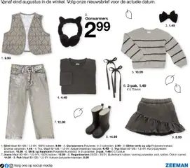 Zeeman folder Baby - Voorbeeld van een folder van Zeeman, geldig van 31.07.2025 | Pagina: 31 | Producten: Trui, Regenlaarzen