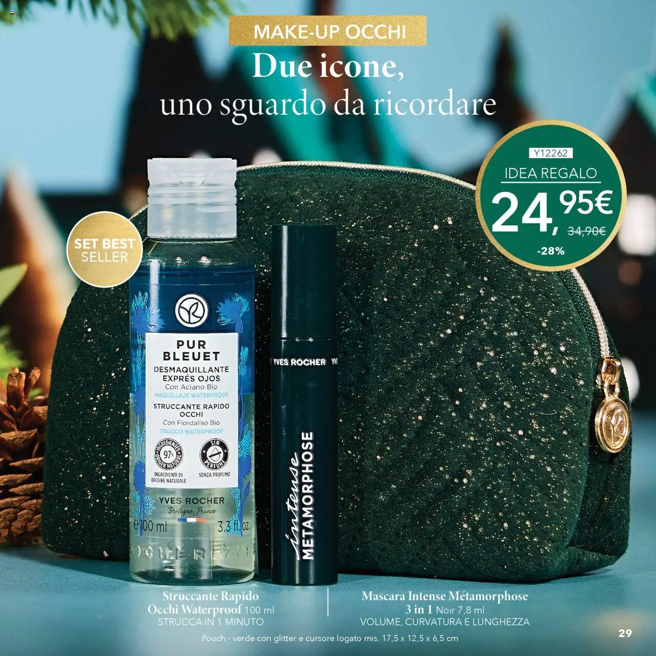 Volantino Yves Rocher del 17.10.2025 | Pagina: 29 | Prodotti: Mascara, Struccante, Profumo, Trucco