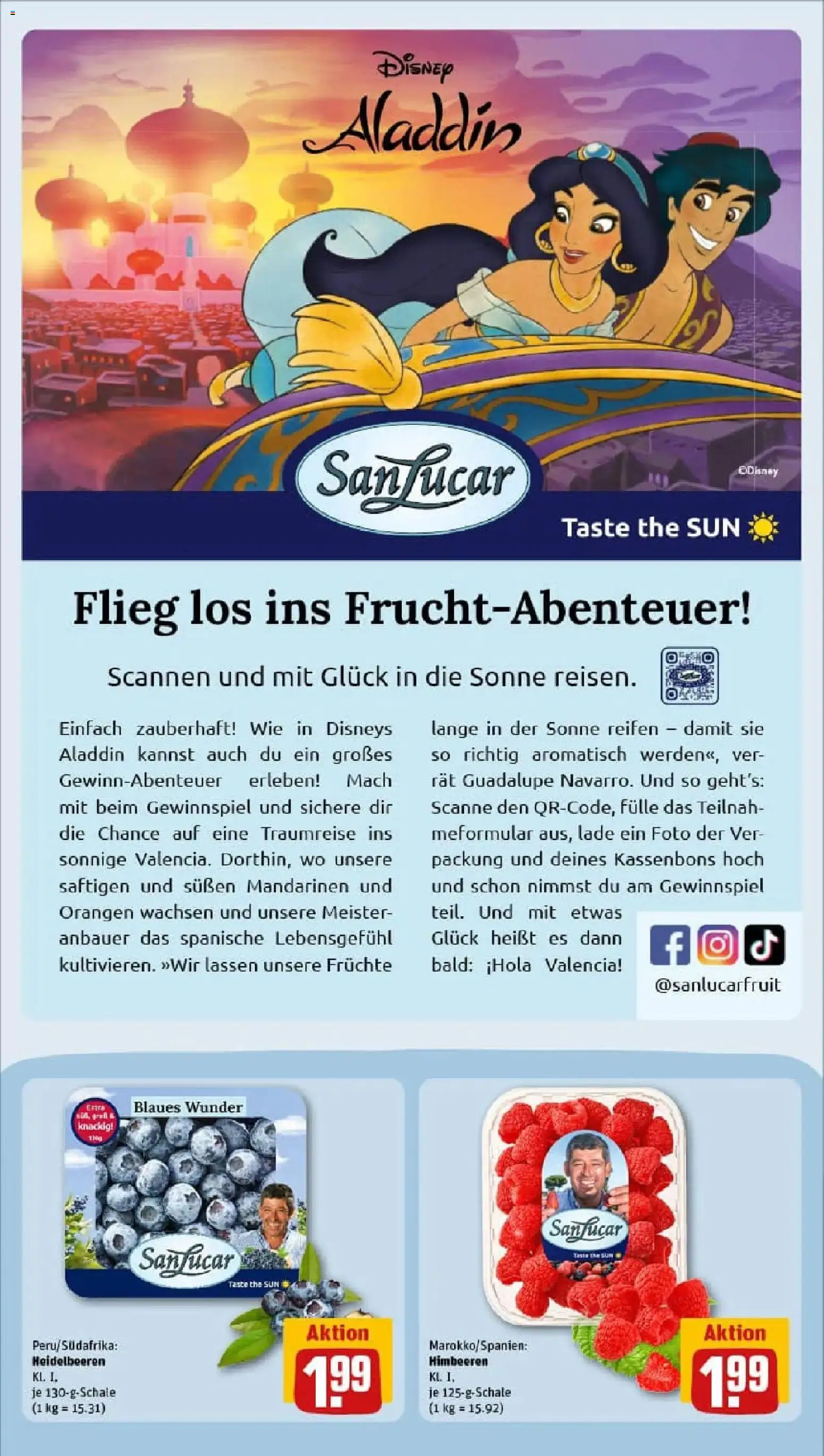 Rewe prospekt Deizisau	 – gültig ab 17.11.2025 | Seite: 9 | Produkte: Himbeeren, Mandarinen, Orangen, Heidelbeeren