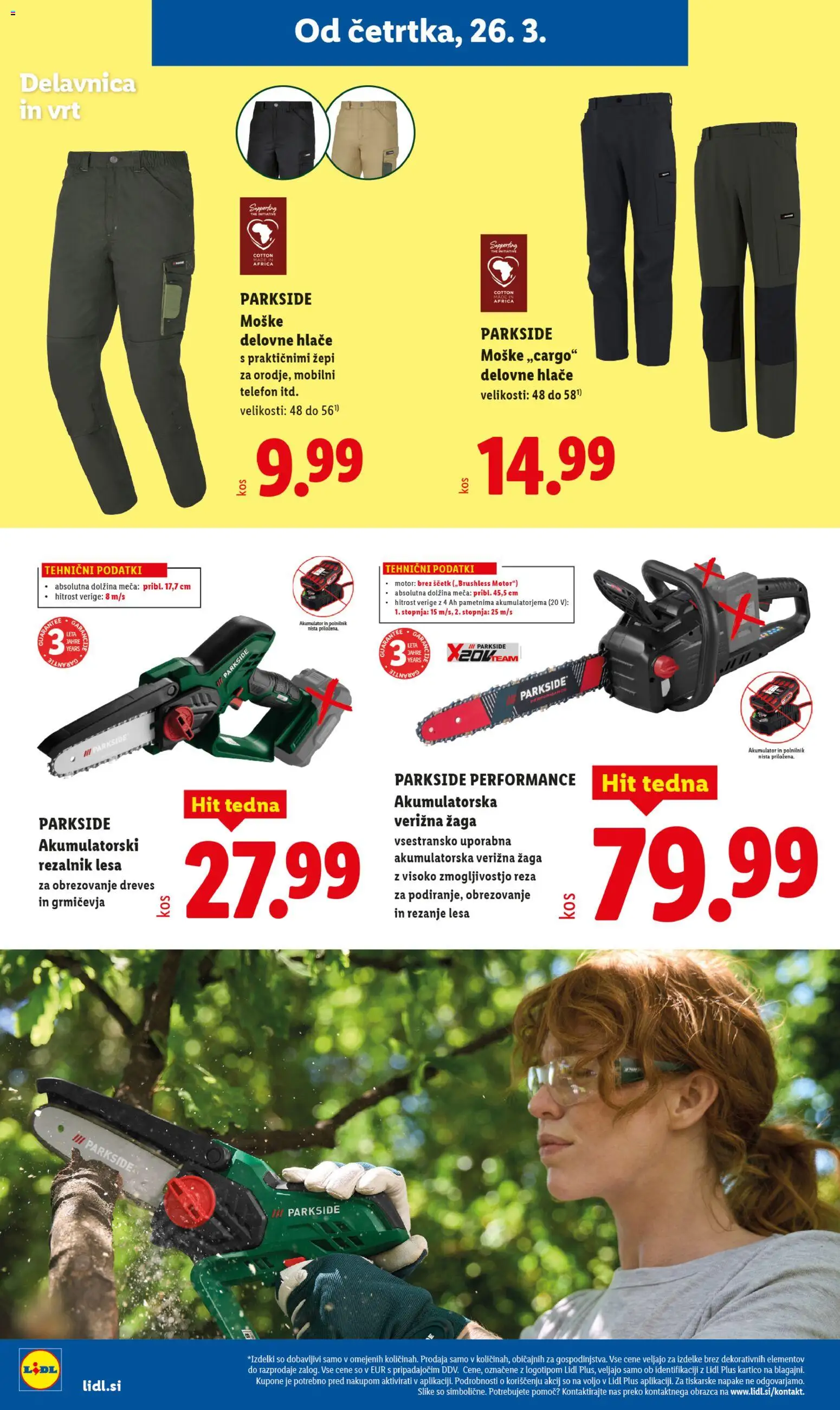 Novi Lidl katalog ponudbe – veljaven od 20.04.2026 | Stran: 20 | Izdelki: Telefon, Rezalnik, Polnilnik, Hlace