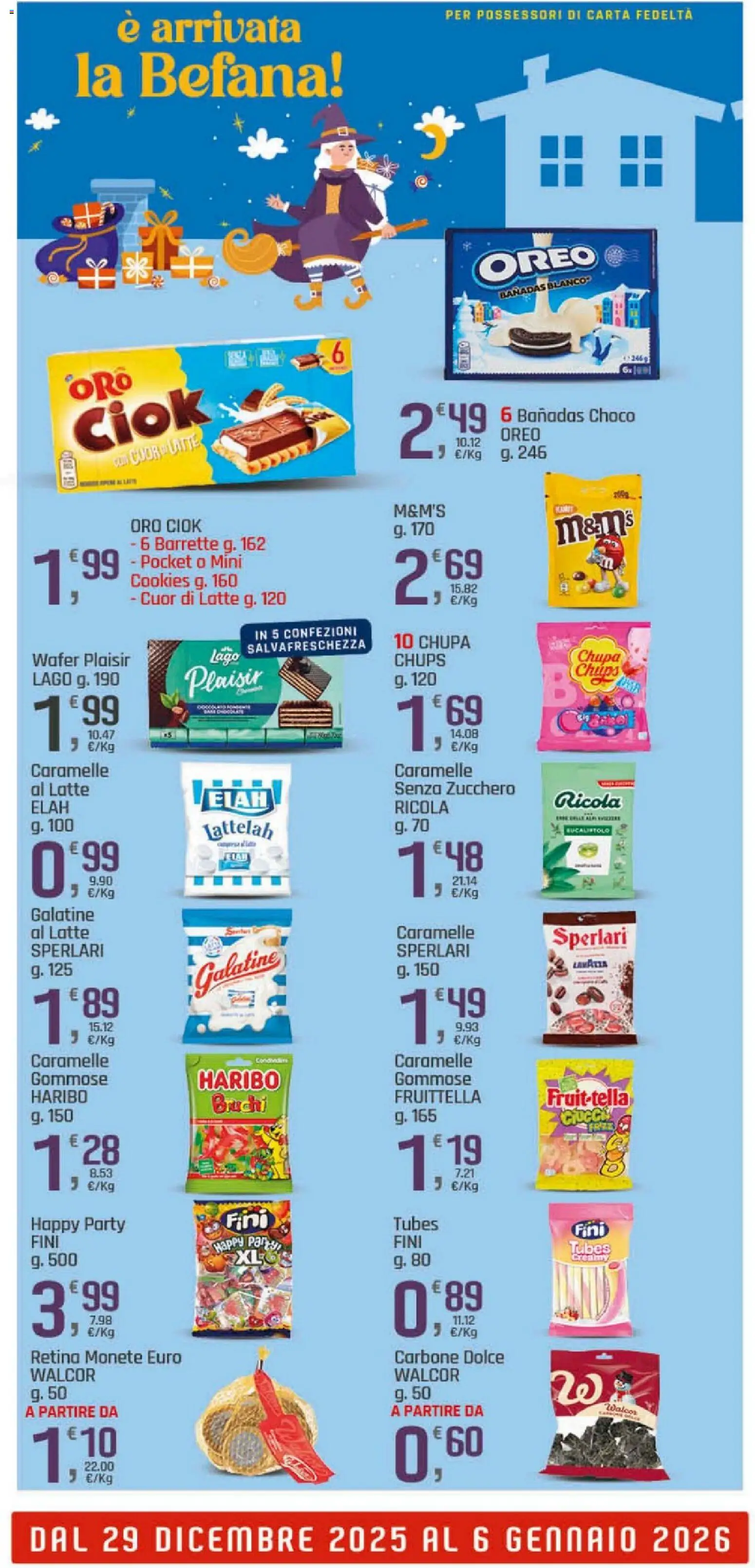 Volantino DOK del 29.12.2025 | Pagina: 25 | Prodotti: Caramelle, Zucchero, Latte