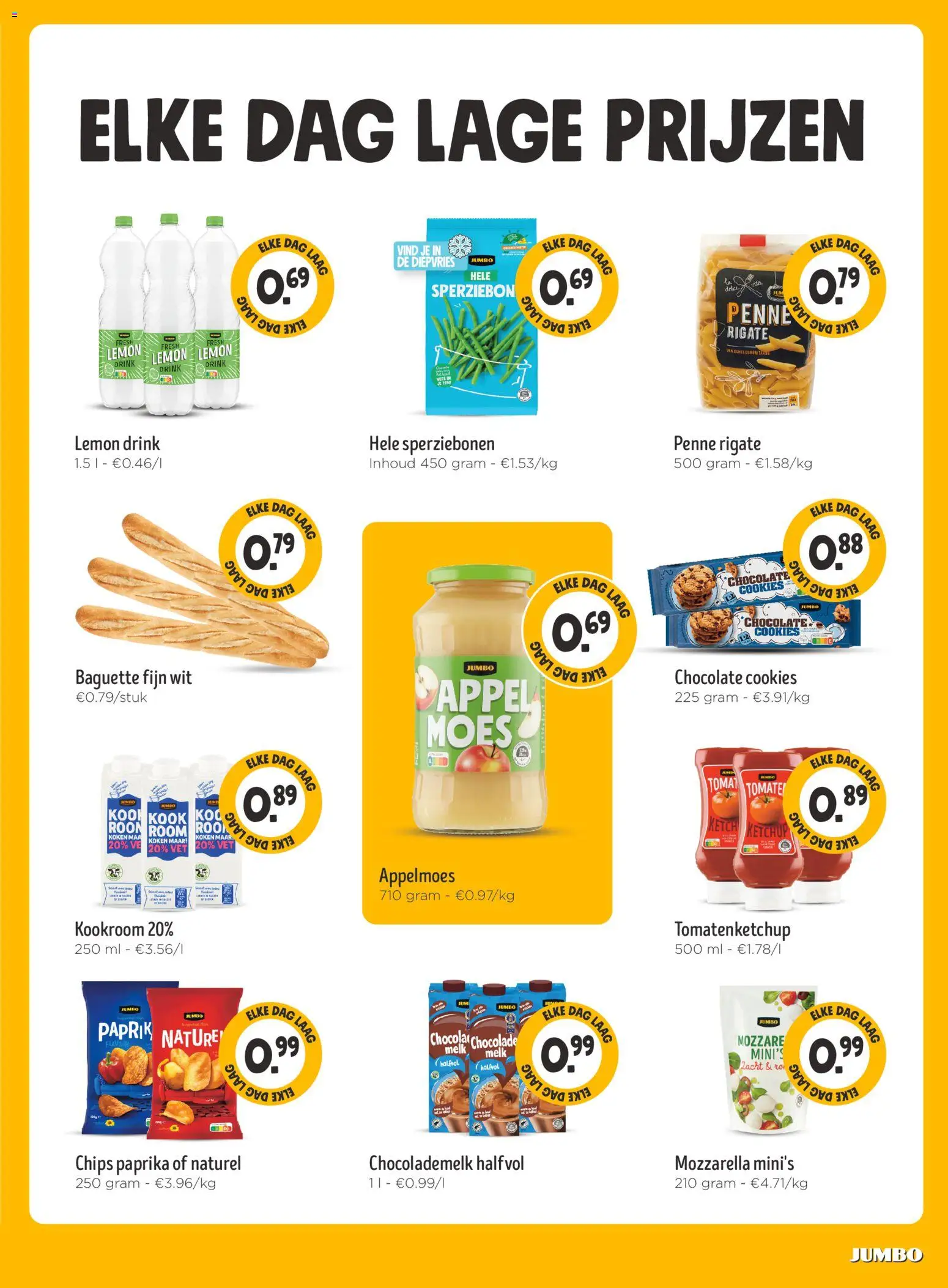 {H1} | Pagina: 15 | Producten: Ketchup, Mozzarella, Appel, Melk