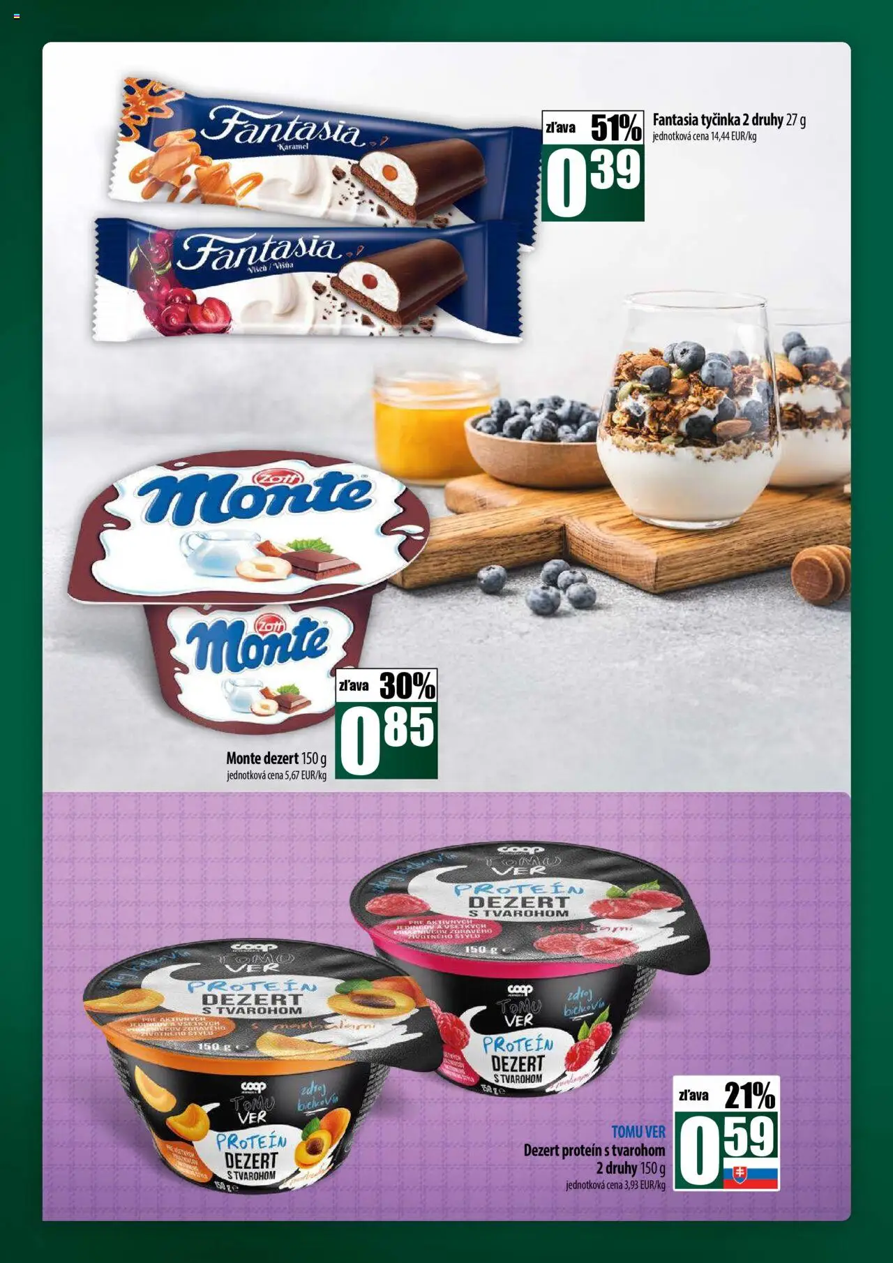 COOP Jednota široká ponuka │ platný od 31.07.2025 | Strana: 26 | Produkty: Protein