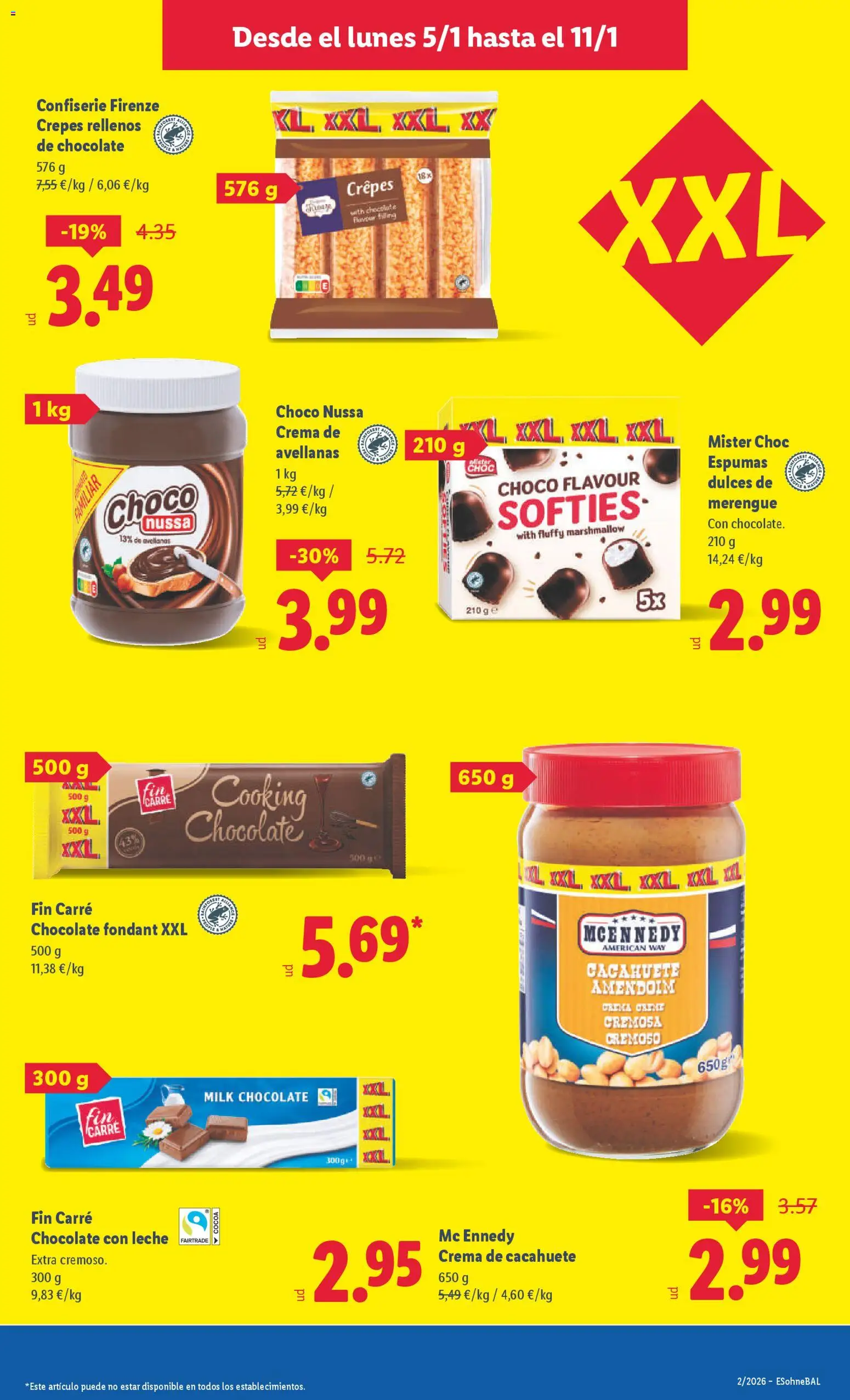 Lidl folleto │ válido desde el 05.01.2026 | Página: 13 | Productos: Leche, Chocolate, Crema, Chocolate con leche
