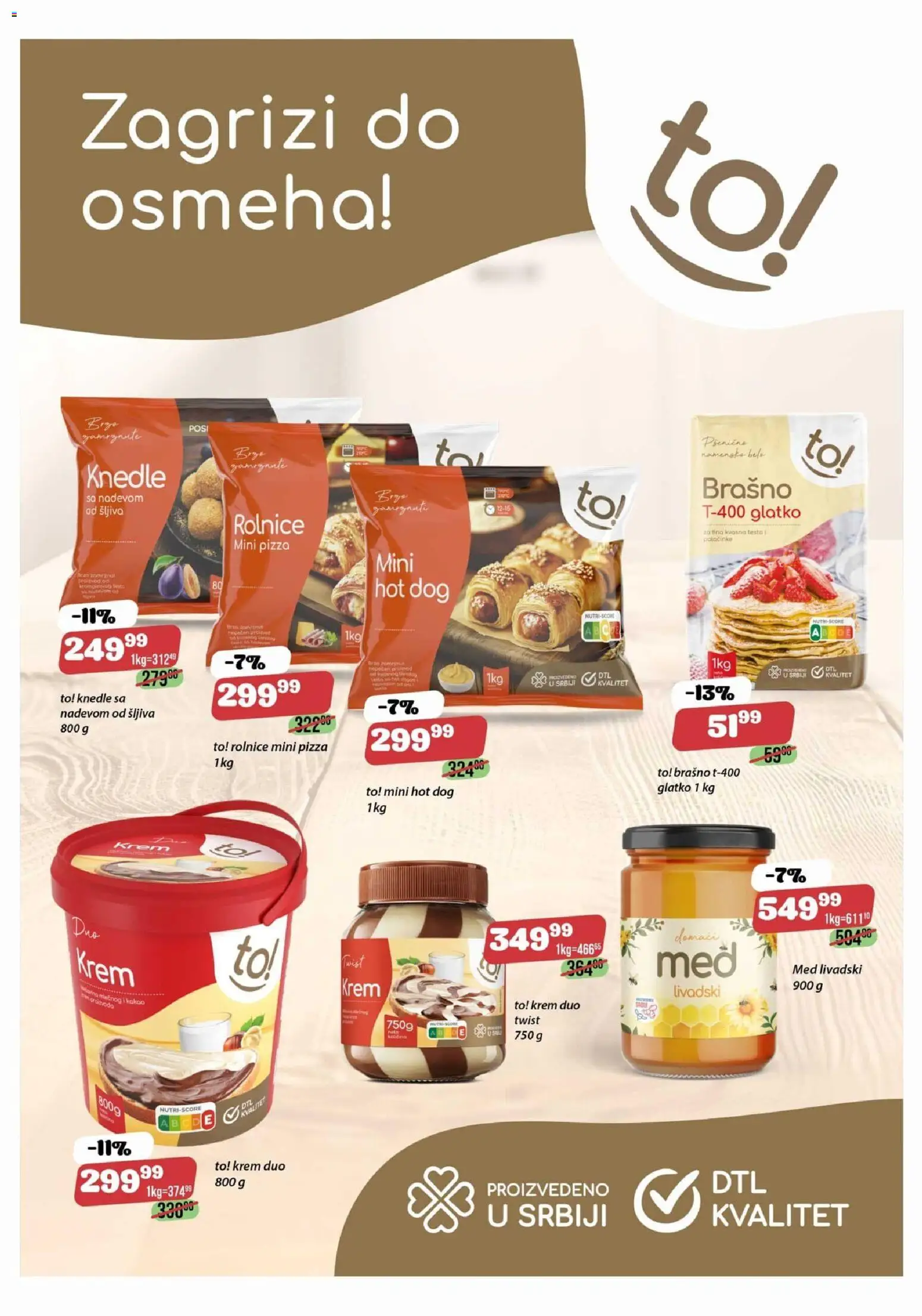 Europrom katalog - važi od 05.11.2025 | Strana: 2 | Proizvode: Brašno, Šljiva, Knedle, Palačinke