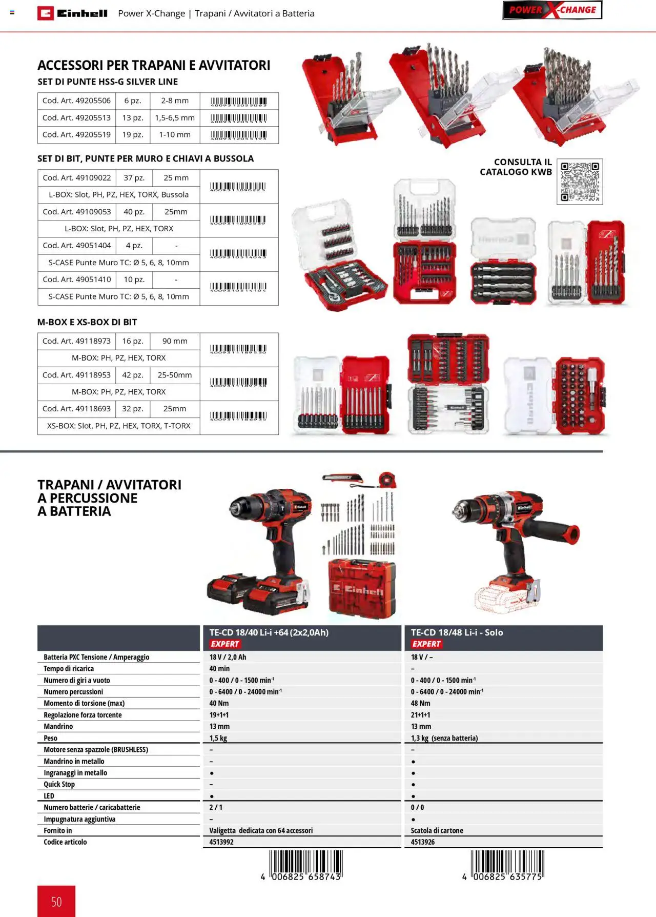 Volantino Einhell del 06.02.2025 | Pagina: 50 | Prodotti: Valigetta, Scatola, Batteria, Batterie