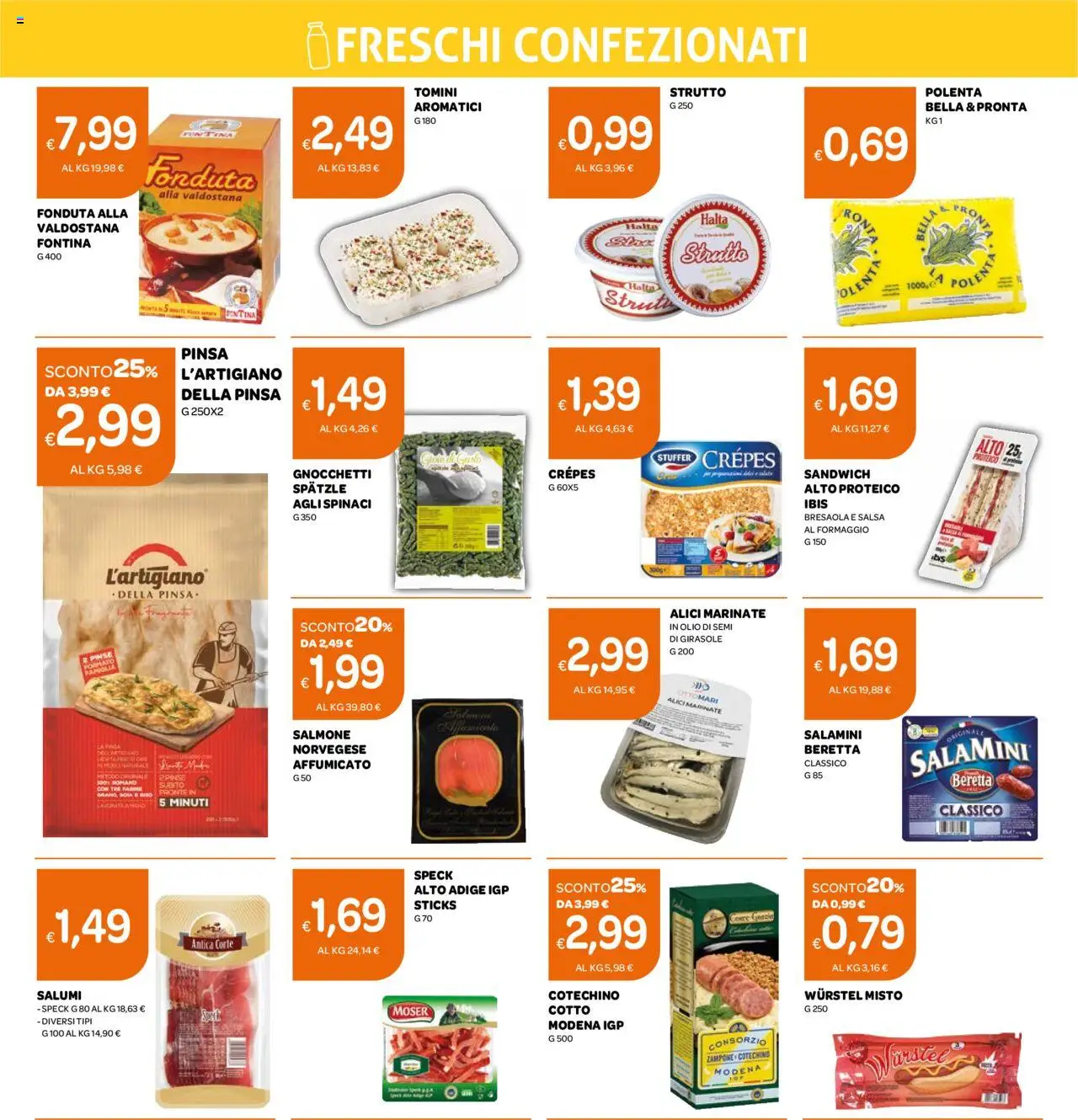 Volantino Ekom del 21.10.2025 | Pagina: 13 | Prodotti: Speck, Riso, Salsa, Cotechino