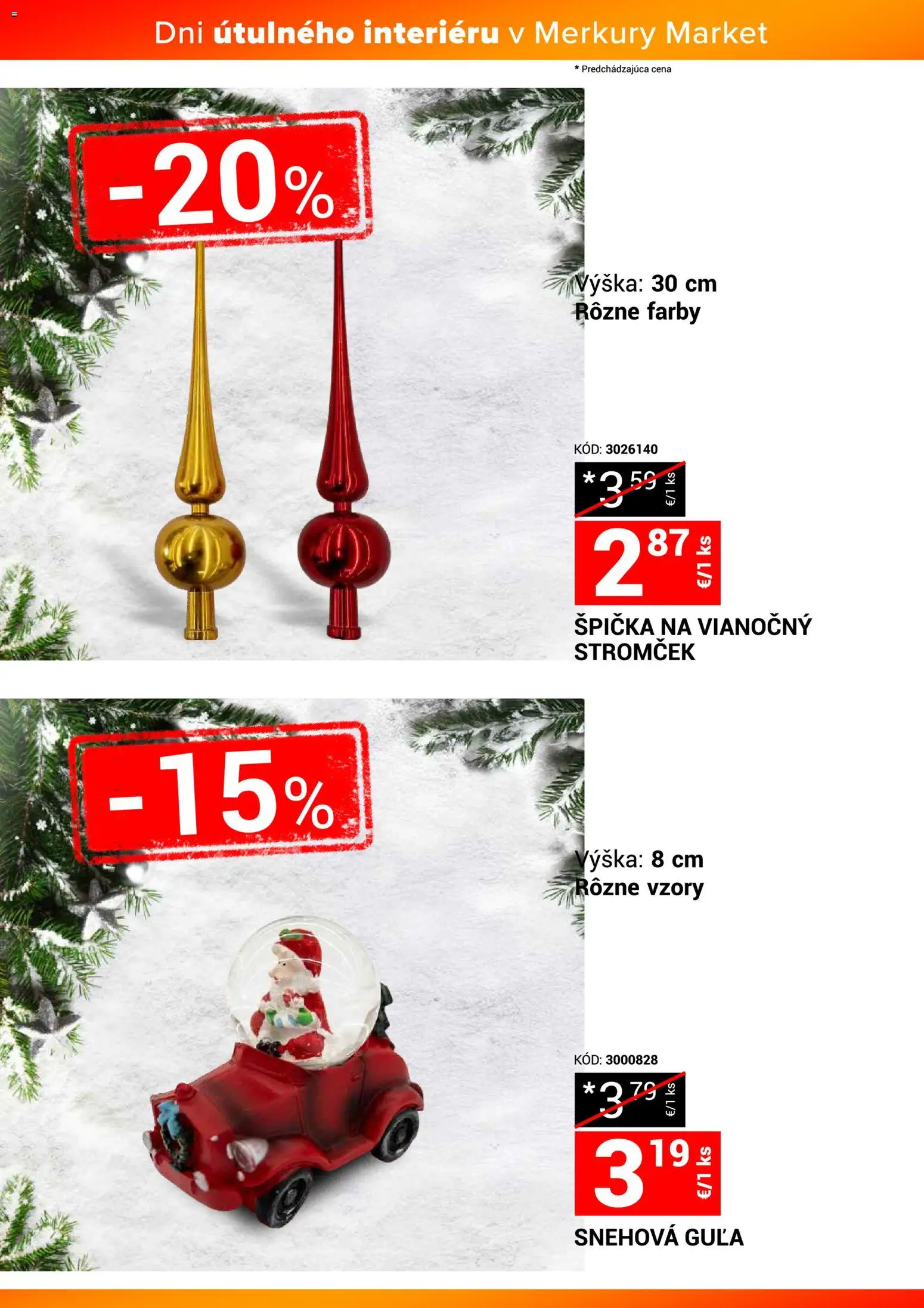 Nové Merkury Market akcie – leták je platný od 22.11.2025 | Strana: 26 | Produkty: Vianočný stromček