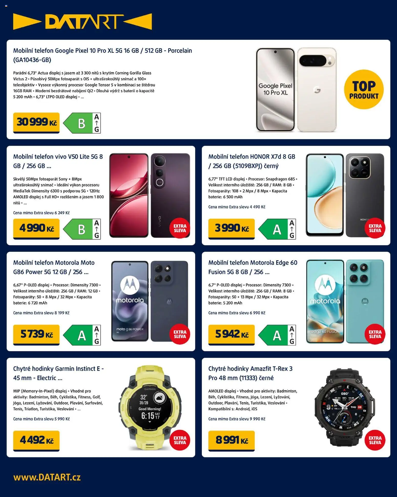 Datart leták od 03.12.2025 | Strana: 2 | Produkty: Telefon, Hodinky, Fotoaparát, Baterie