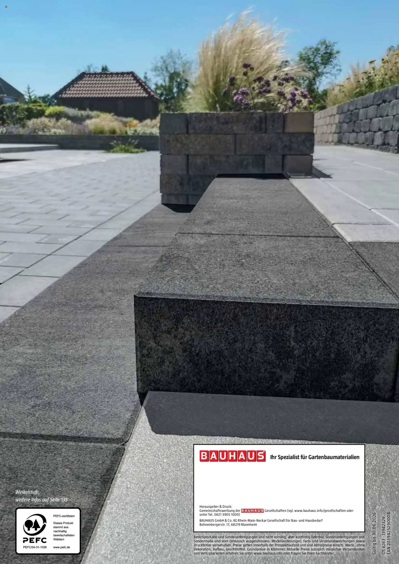 Bauhaus Gartenbaumaterialien 2026 – gültig ab 02.03.2026 | Seite: 196