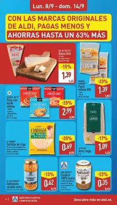 TRADER JOE'S® Pizza con borde relleno, - Salami - 4 quesos - Pollo barbacoa 455-485 g │ válido desde el 08.09.2025 | Página: 8