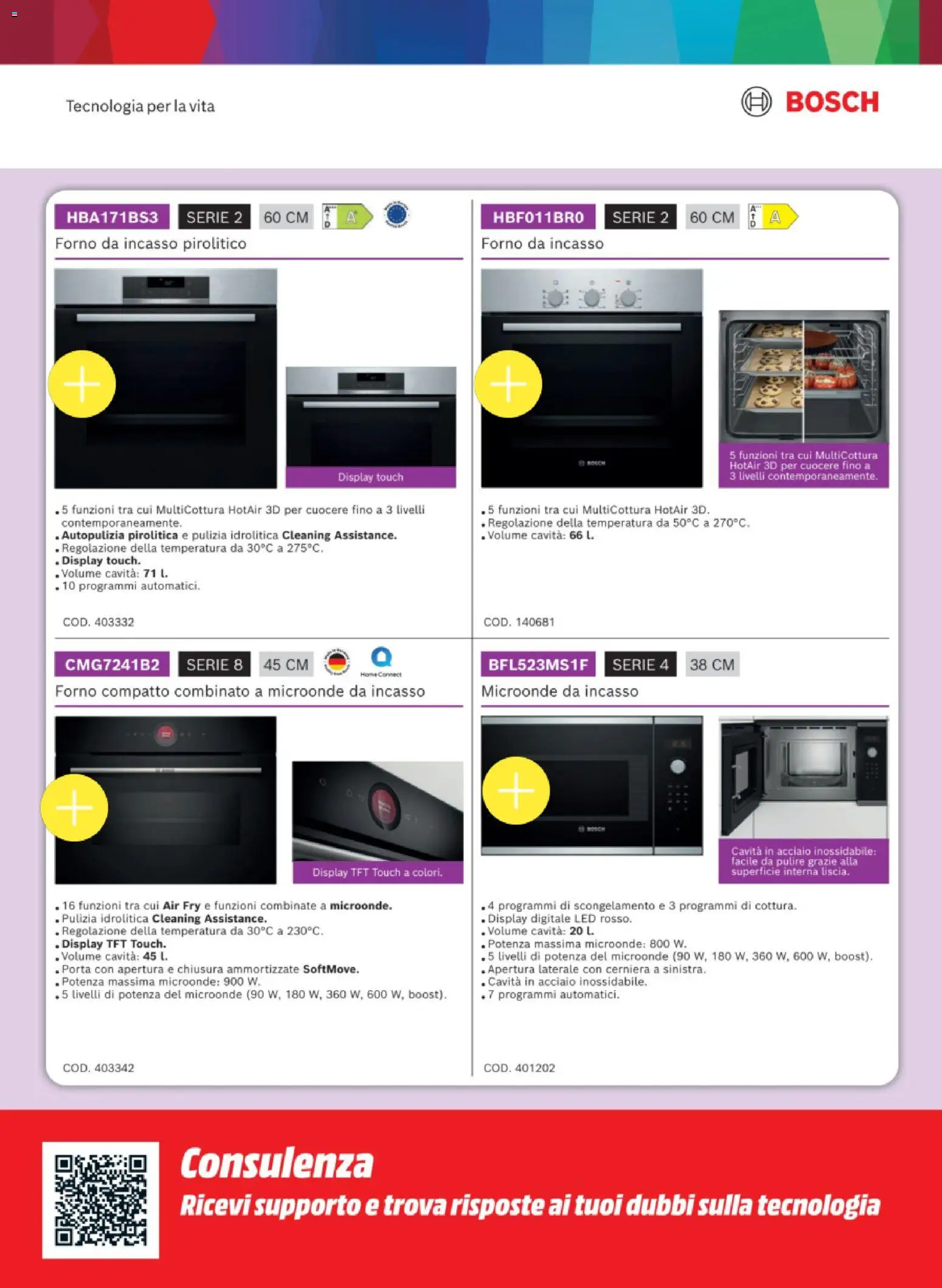 Volantino Media World del 25.11.2025 | Pagina: 28 | Prodotti: Microonde, Forno