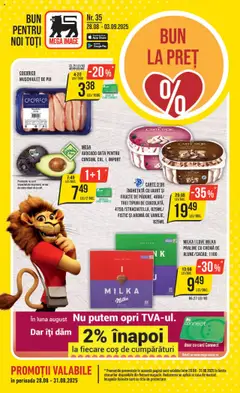 Catalog Mega Image – previzualizare al pliantului de la Mega Image valabil de la 28.08.2025