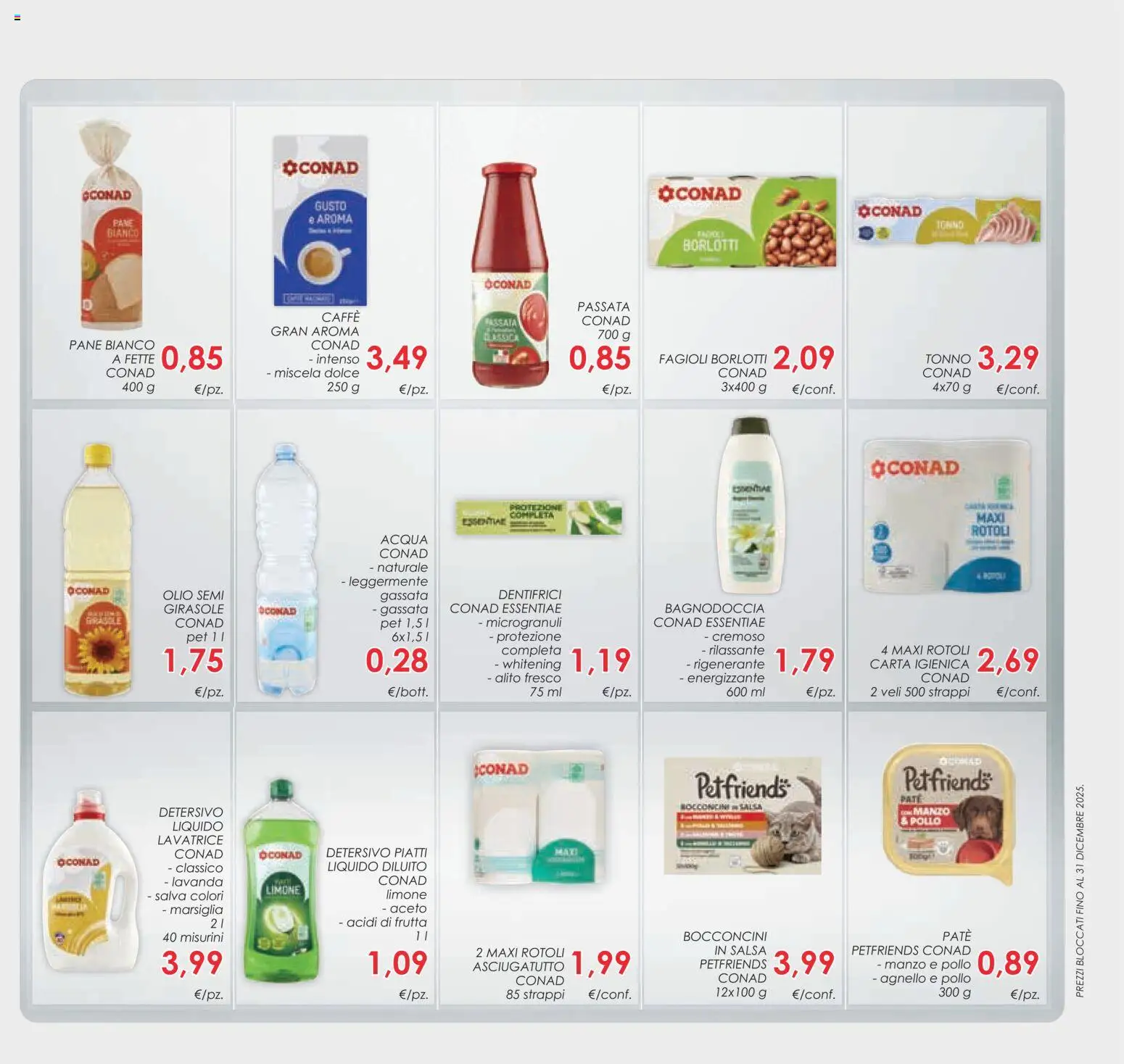 Volantino Conad del 19.11.2025 | Pagina: 51 | Prodotti: Manzo, Acqua, Frutta, Aceto