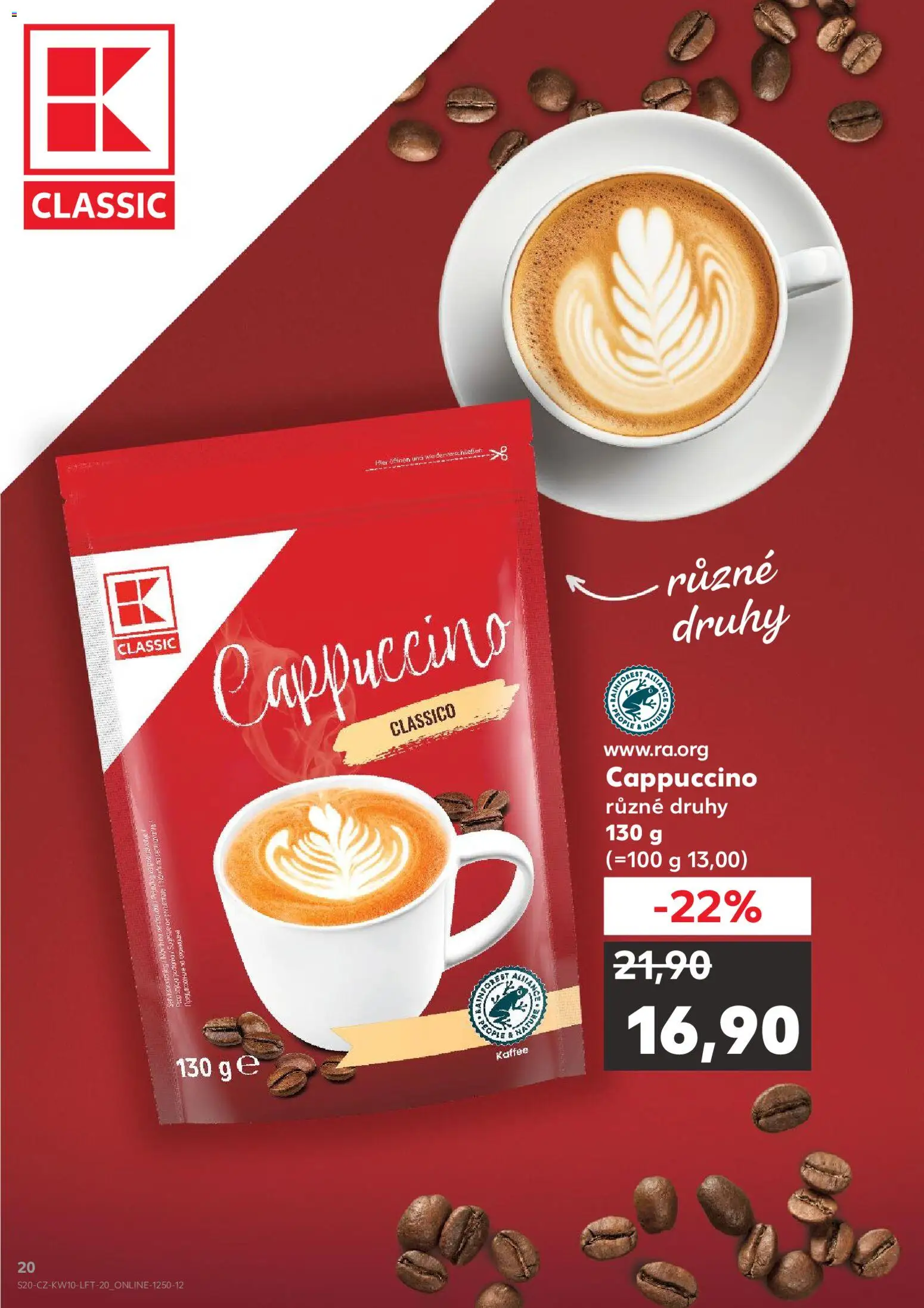 Kaufland leták od 04.03.2026 | Strana: 20 | Produkty: Cappuccino
