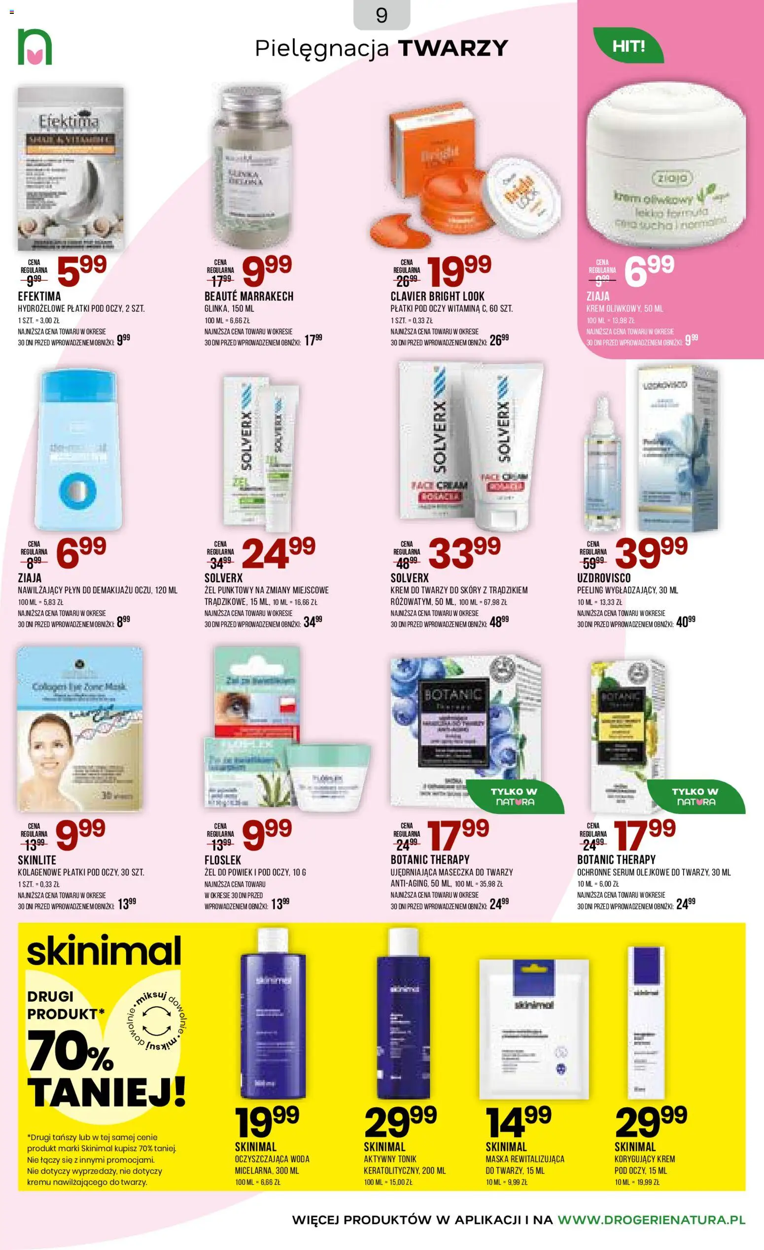 Drogerie Natura gazetka od 18.03.2026 | Strona: 9 | Produkty: Maska, Peeling, Krem, Woda