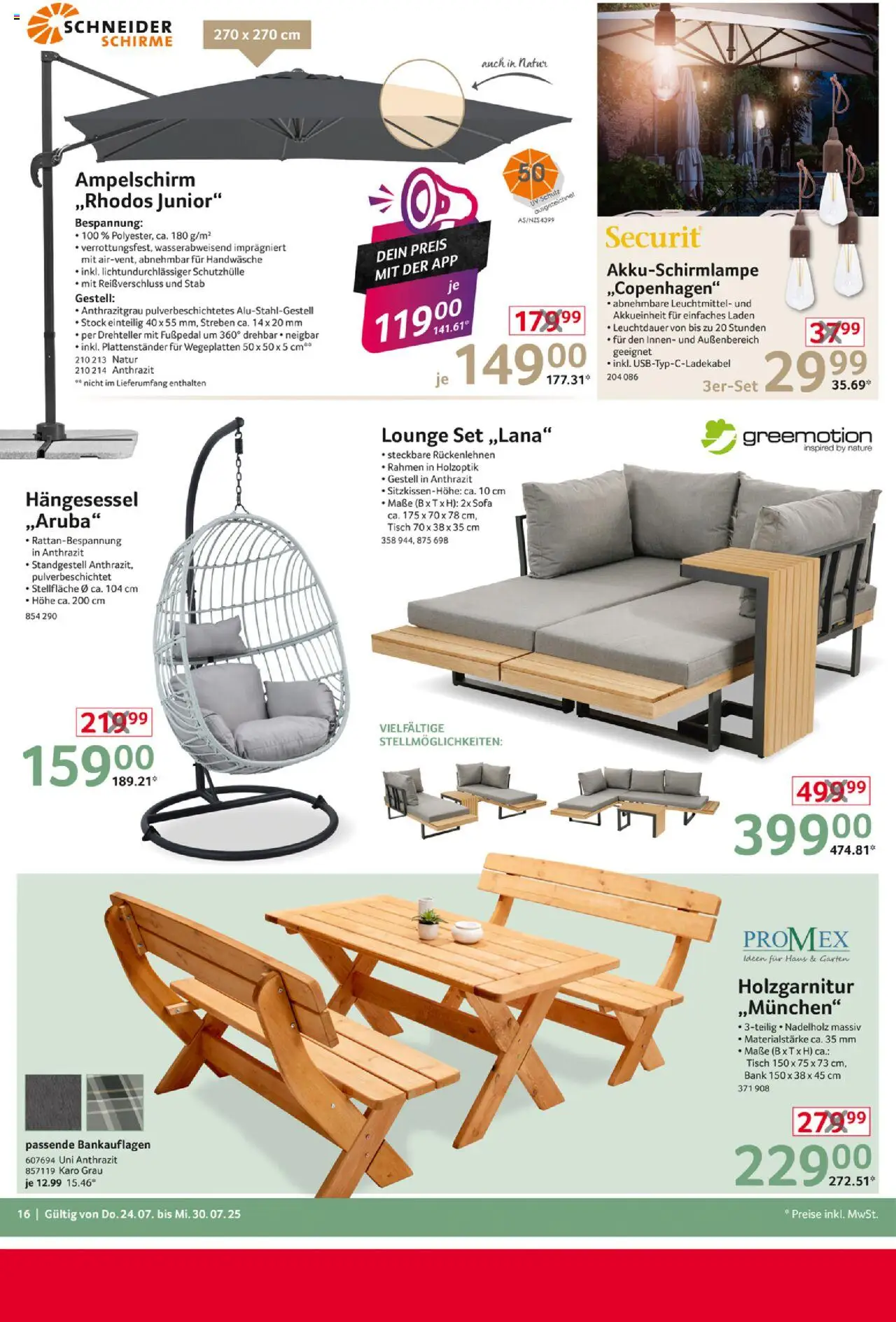 Selgros  Non Food - gültig ab dem 24.07.2025 | Seite: 16 | Produkte: Sofa, Tisch