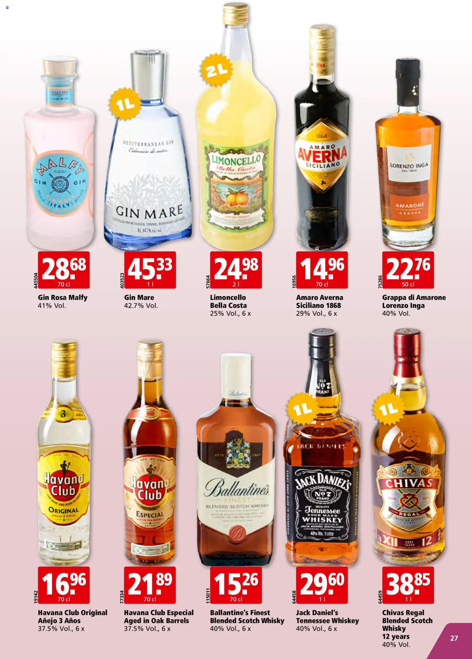 Aligro Aktionen – gültig ab 02.03.2026 | Seite: 27 | Produkte: Regal, Gin, Whiskey