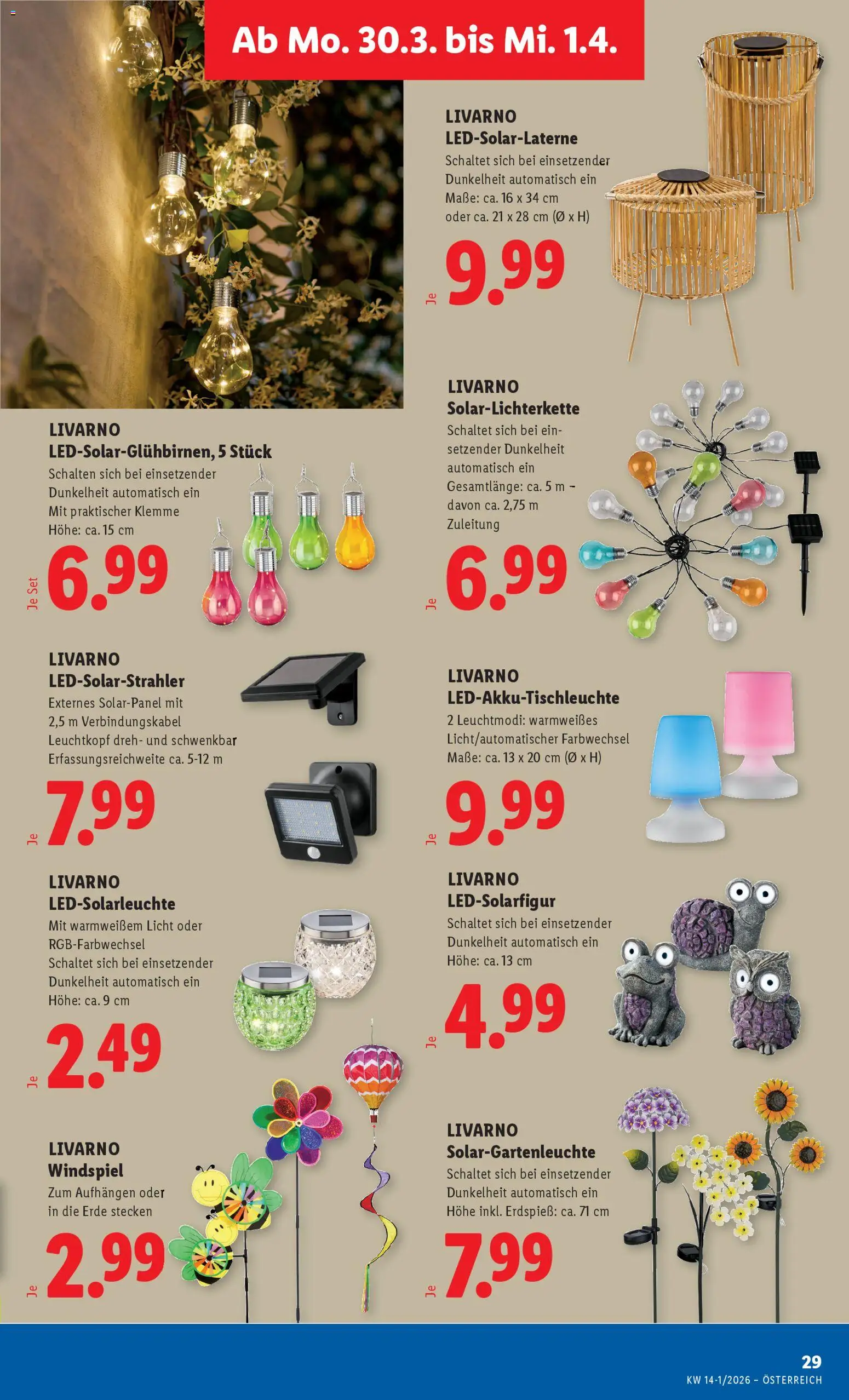 Lidl Flugblatt - Altenmarkt im Pongau, St. Johann im Pongau, Zell am See gültig ab 26.03.2026 | Seite: 34