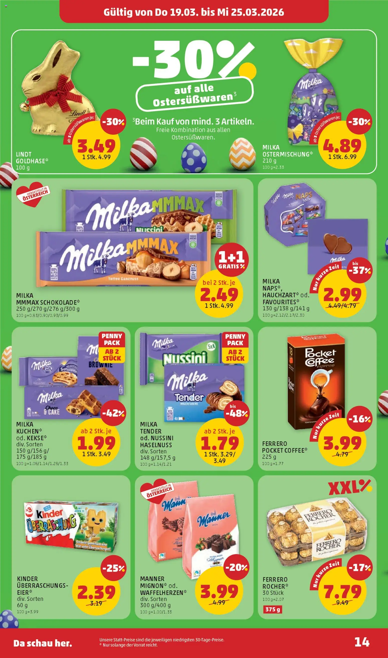 Die besten Angebote | Penny Markt - Flugblatt ab 19.03.2026 | - Jetzt stöbern! | Austria