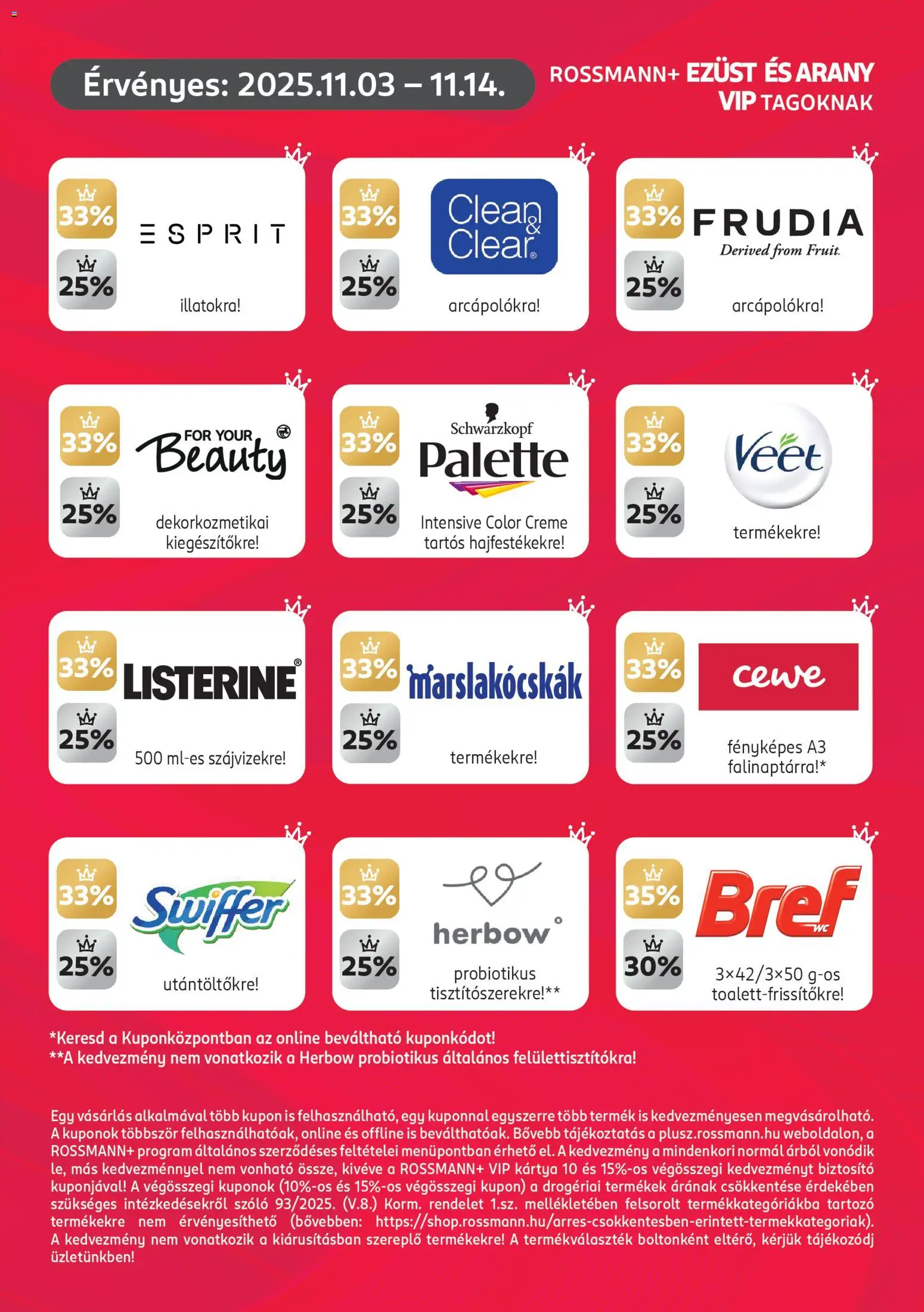 Rossmann akciós ujság - amely érvényes a következő dátumtól: 03.11.2025 | Oldal: 3 | Termékek: Szőlő, Multivitamin