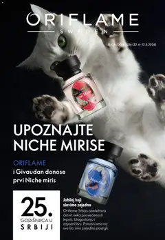 Oriflame katalog April Maj 2026 - pregled Oriflame kataloga - važi od 22.04.2026