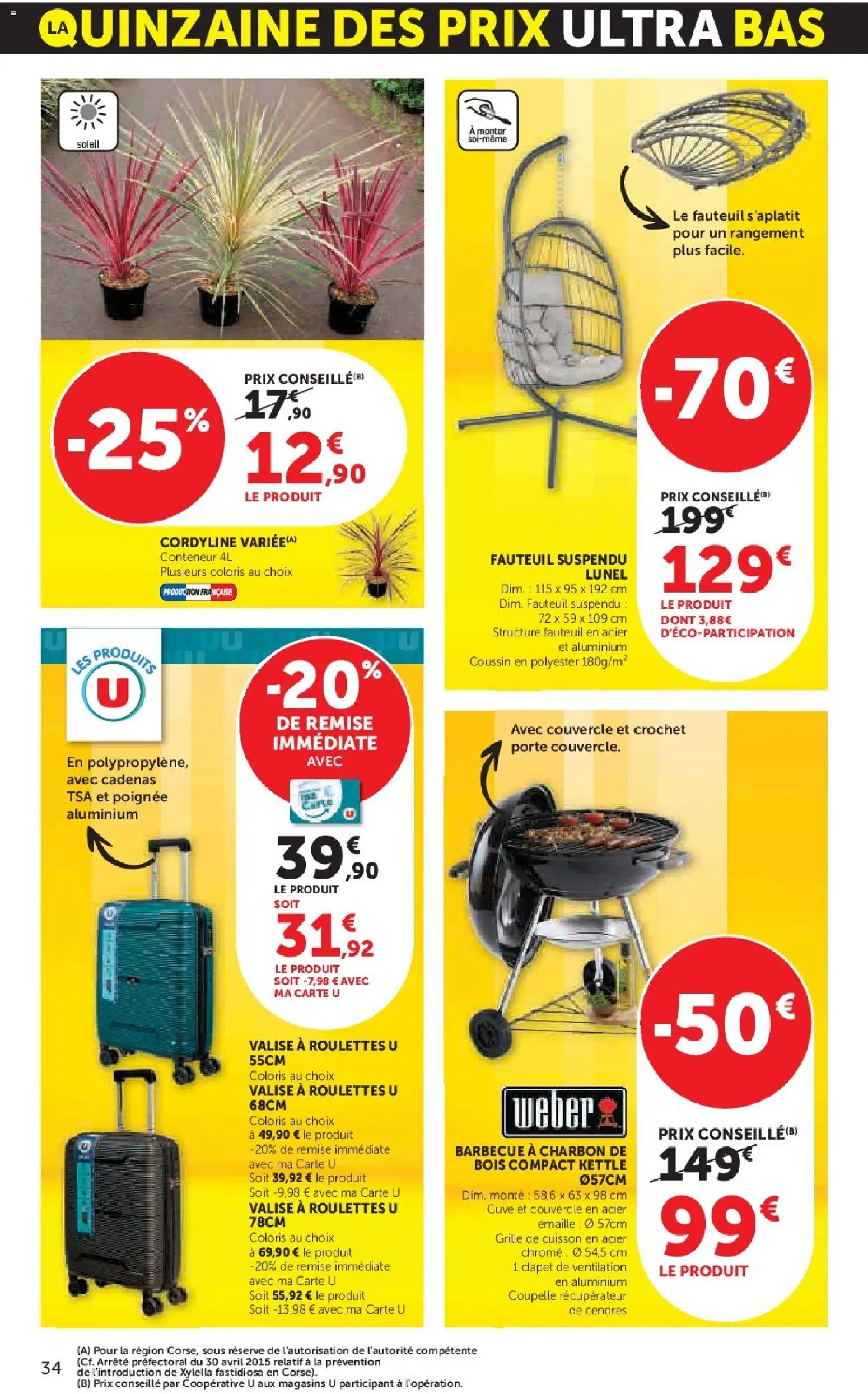 {H1} | Page: 34 | Produits: Barbecue, Fauteuil, Grille de cuisson, Valise