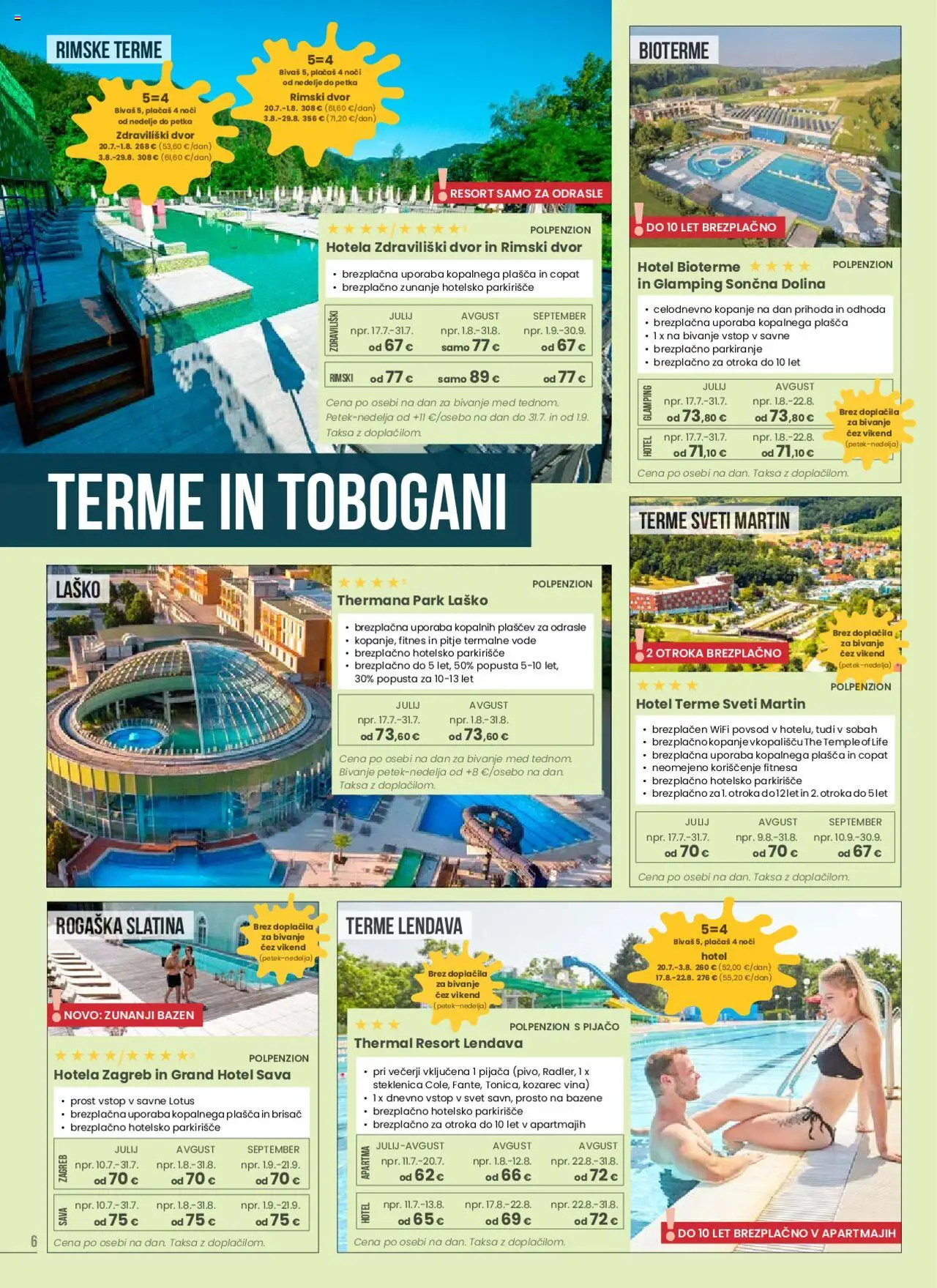 Sonček katalog pogresamo vas julij │ velja od 10.07.2025 | Stran: 6 | Izdelki: Bazen, Steklenica, Kozarec