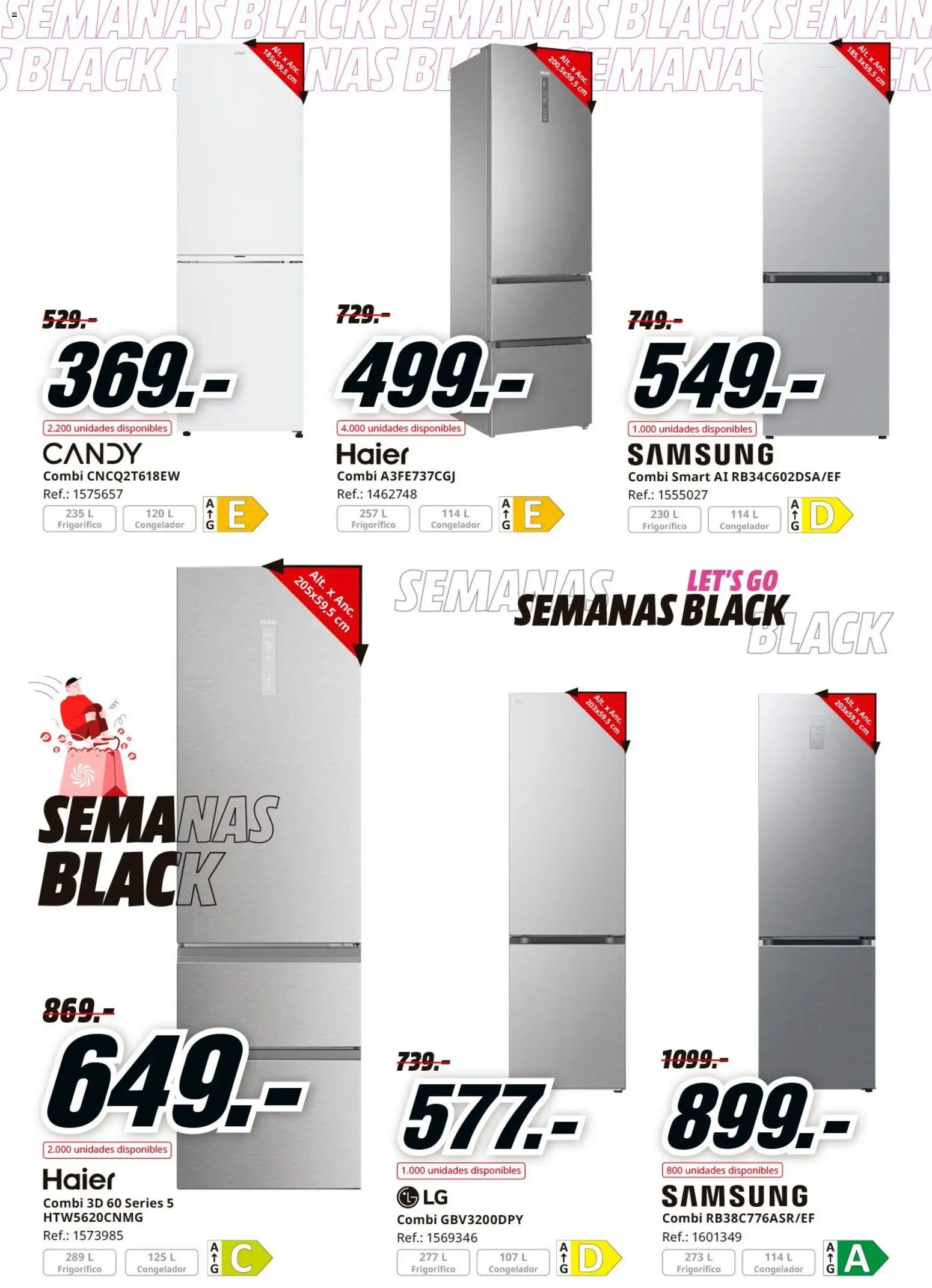 Media Markt Black Friday │ válido desde el 03.11.2025 | Página: 31 | Productos: Congelador, Combi