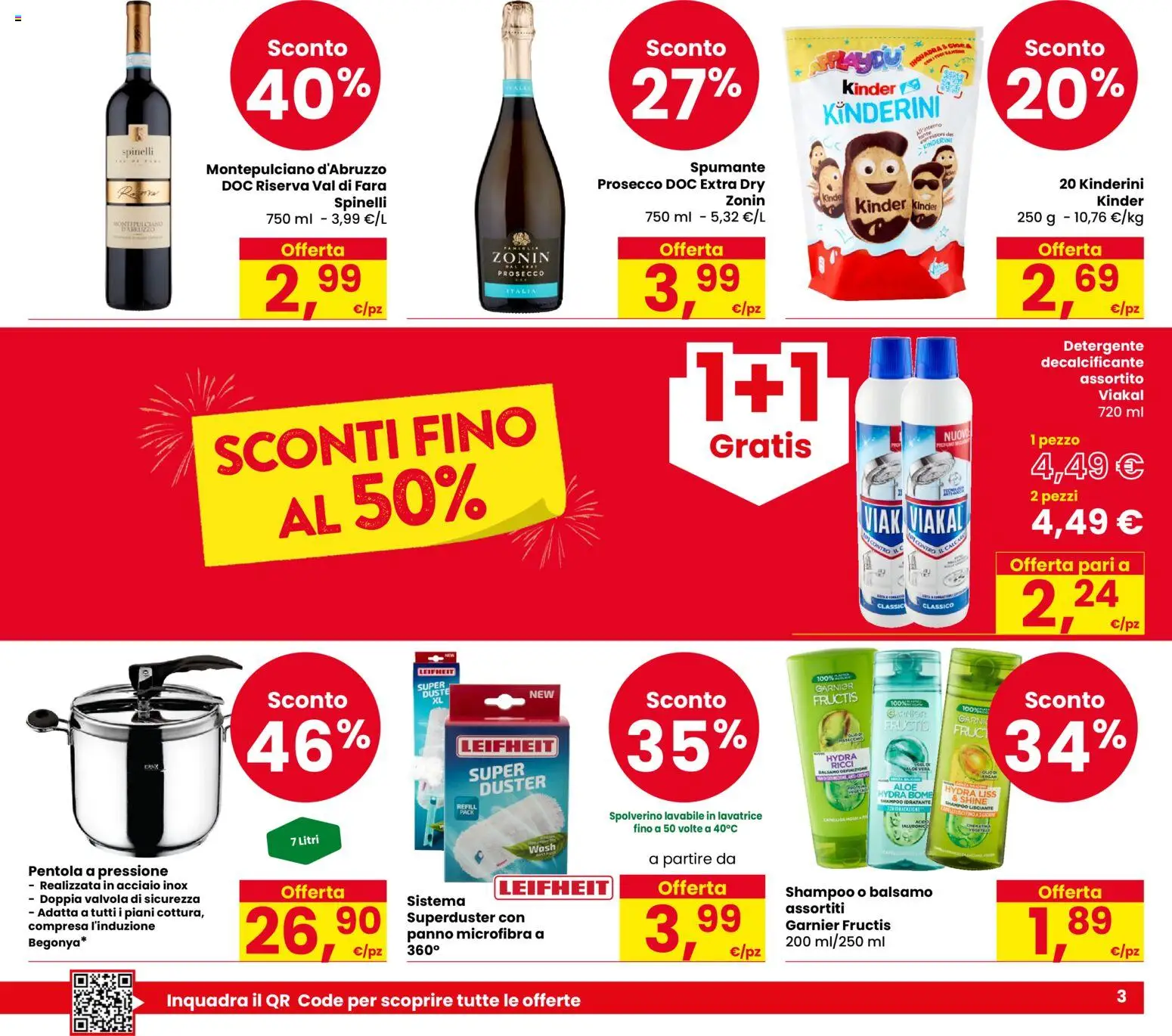 Volantino Despar del 30.10.2025 | Pagina: 3 | Prodotti: Panno microfibra, Spumante, Aloe vera, Pentola a pressione