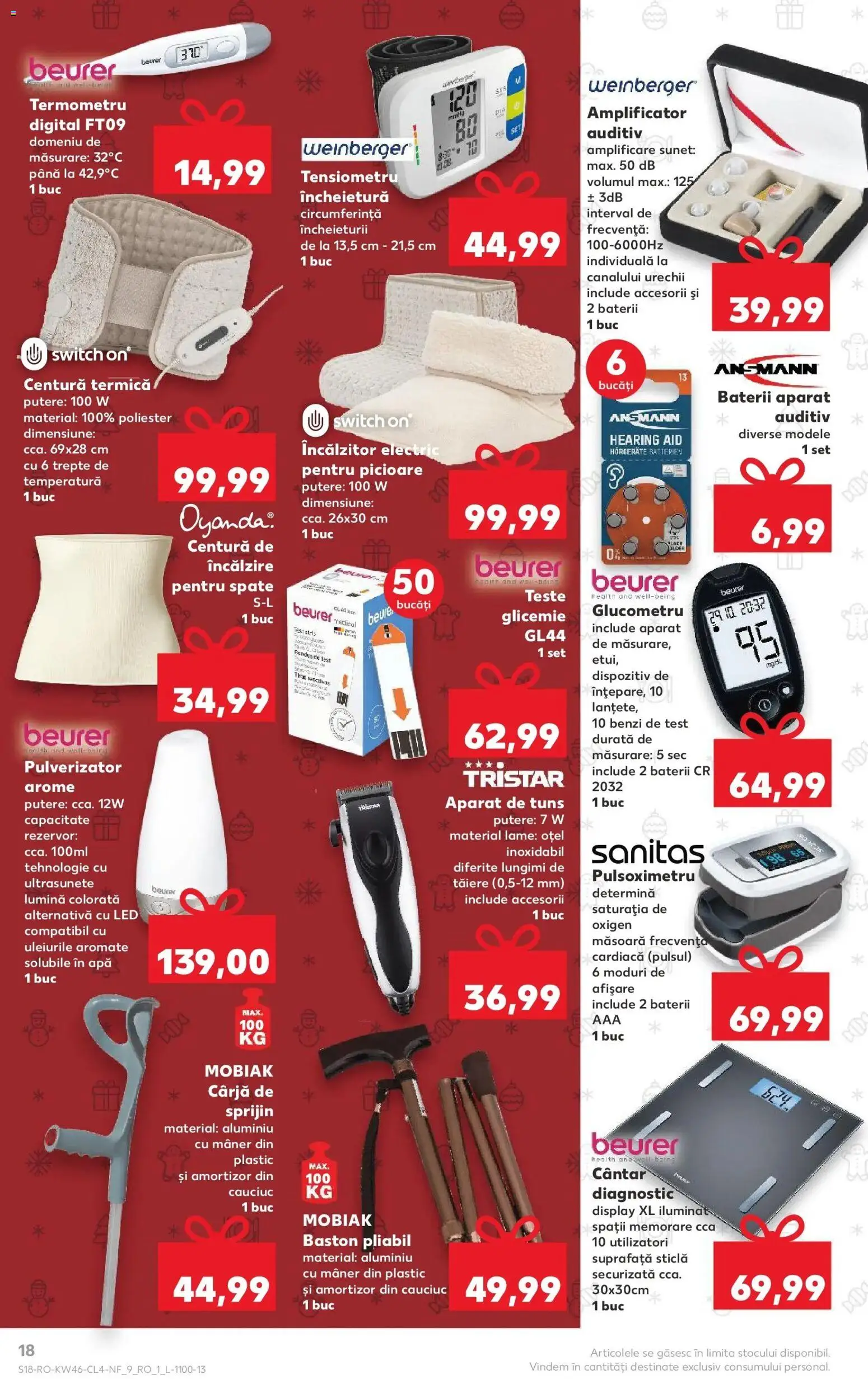 Noul catalog Kaufland – valabil de la 12.11.2025 | Pagină: 18 | Produse: Monitor, Termometru, Cântar, Baterii