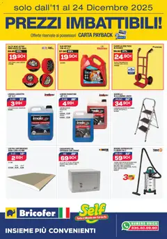 Anteprima del volantino Volantino Bricofer	 valido a partire dal 11.12.2025 | Pagina: 6 | Prodotti: Spazzola, Olio motore, Tè, Tubo