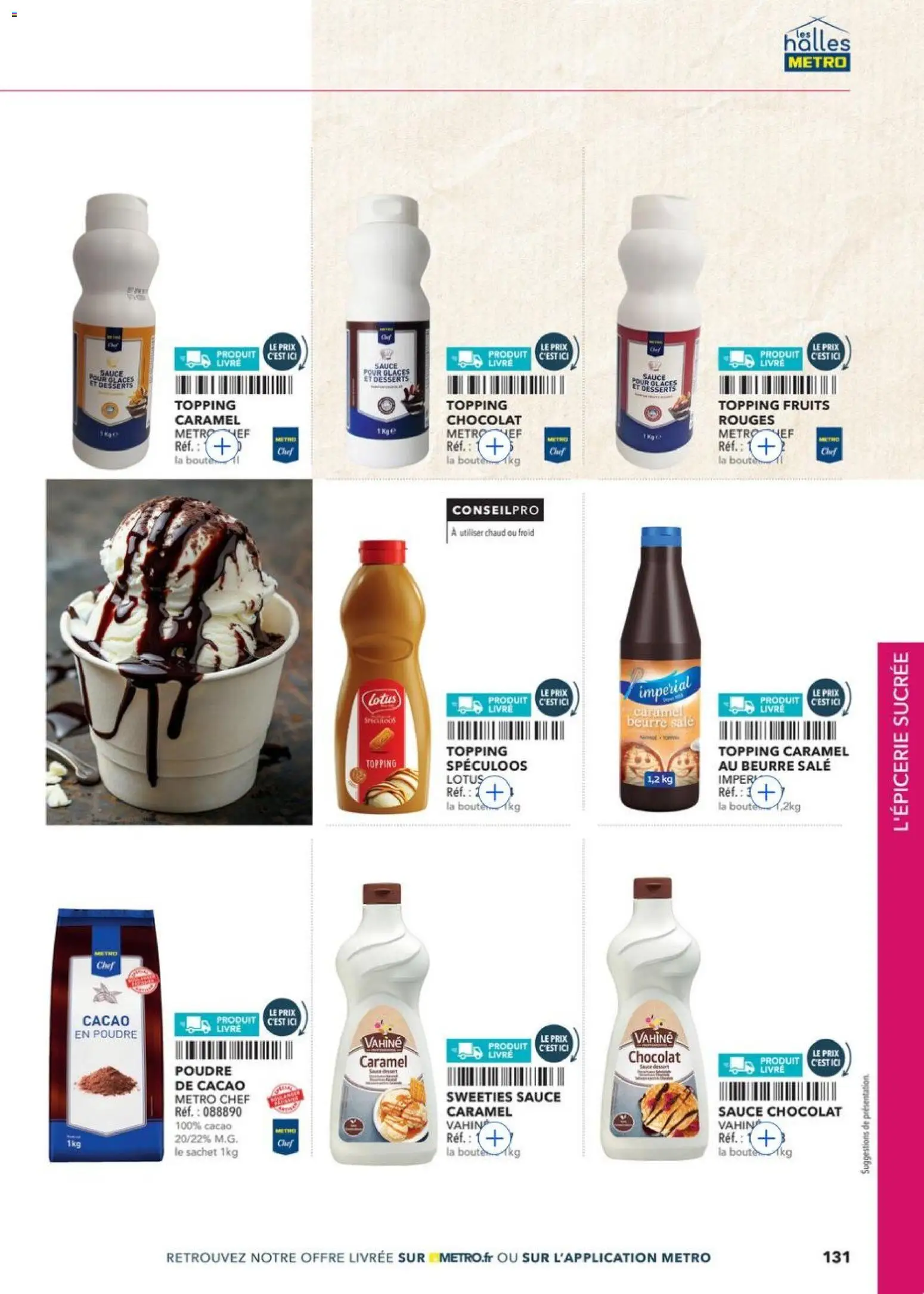 {H1} | Page: 131 | Produits: Four, Spéculoos, Beurre, Chocolat
