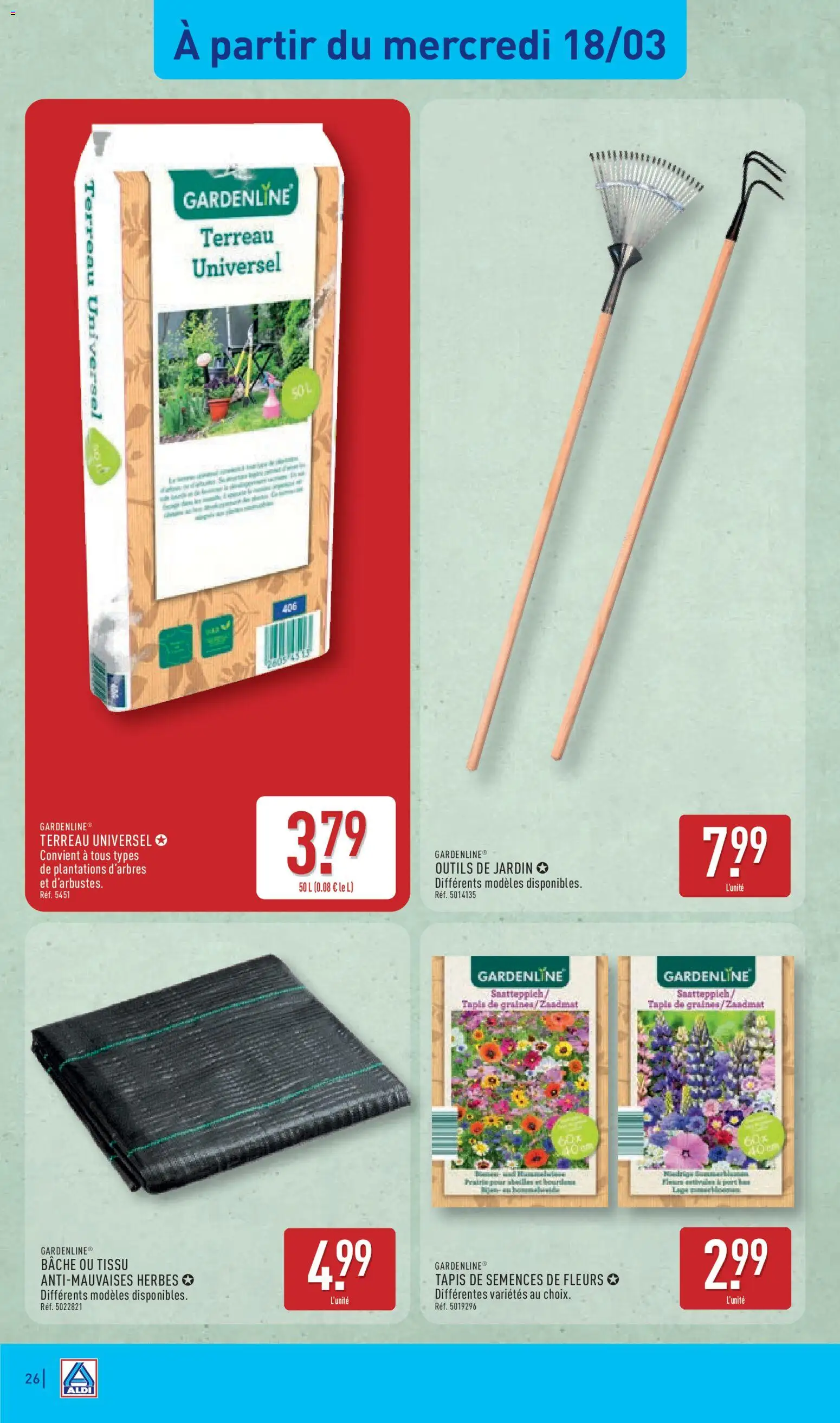 {H1} | Page: 28 | Produits: Terreau Universel, Terreau, Tapis