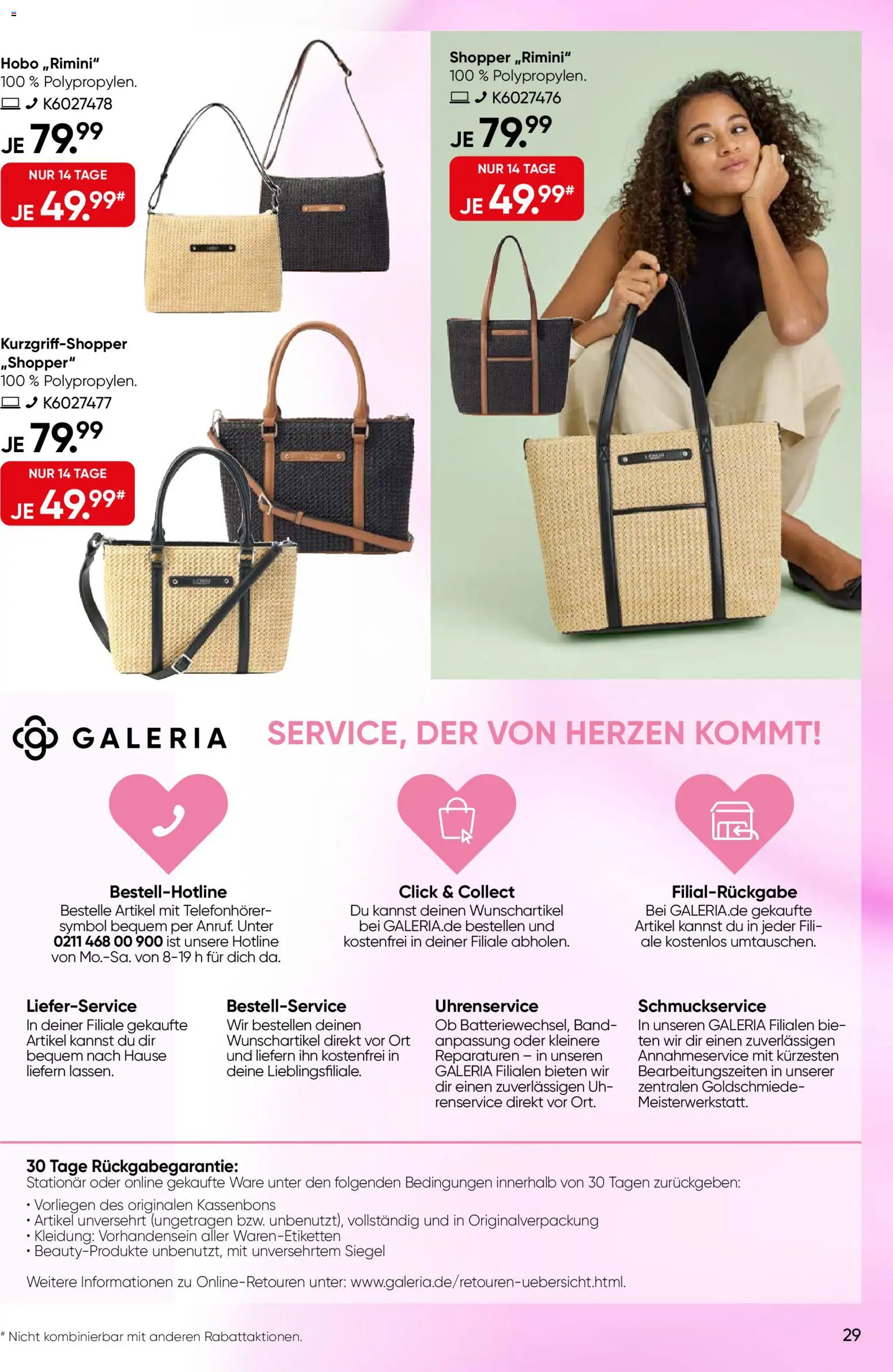 Galeria Karstadt Kaufhof Prospekt 	 – gültig ab 30.03.2026 | Seite: 29