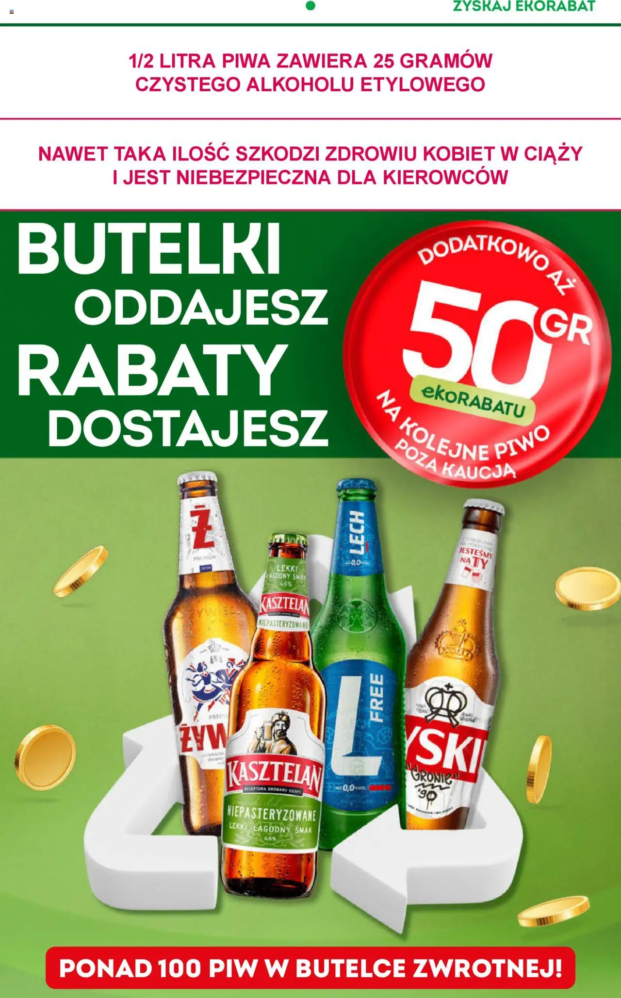 Żabka Gazetka od 24.09.2025 | Strona: 34 | Produkty: Warka, Piwo